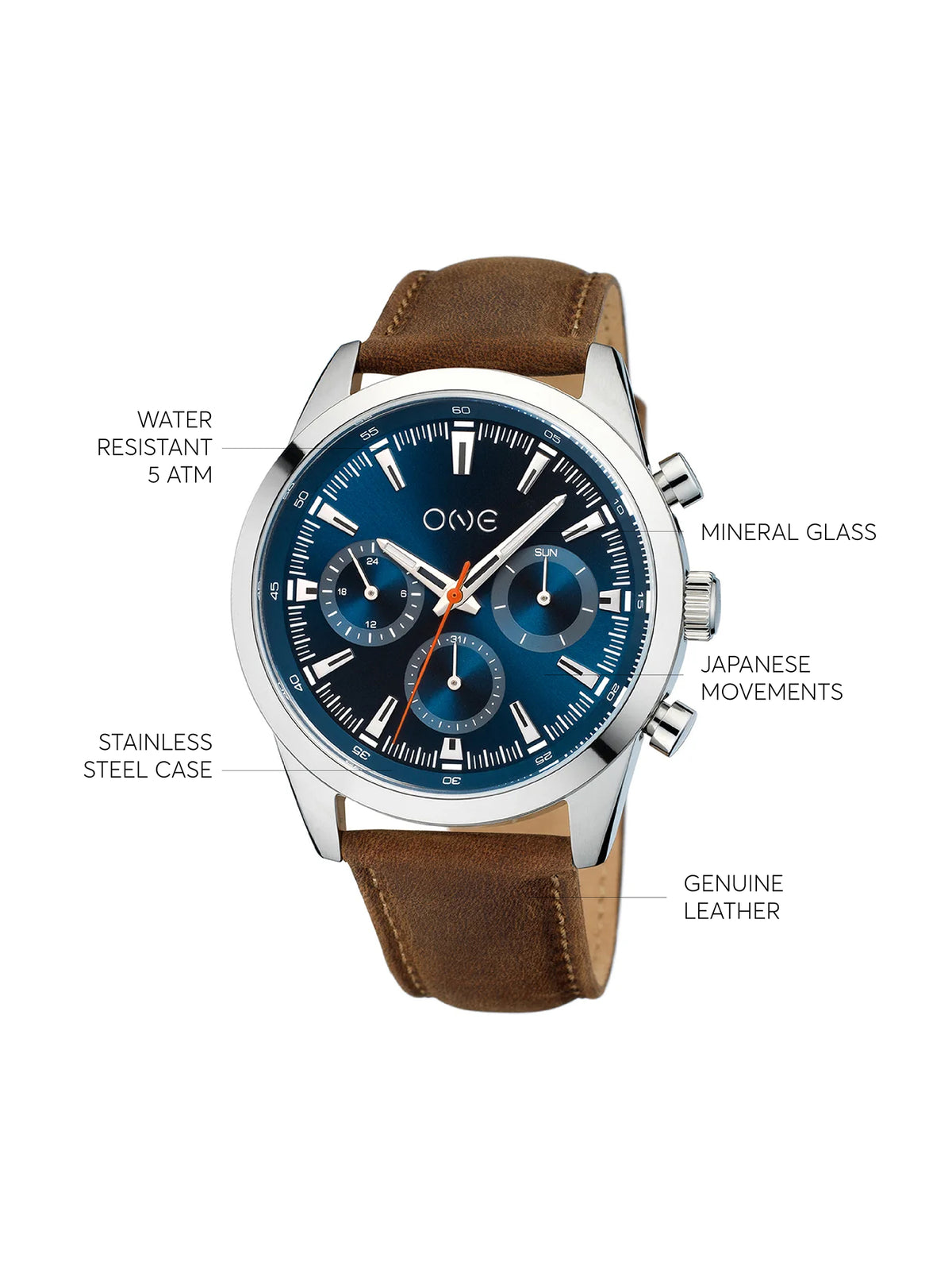 Montre One Getaway bleue