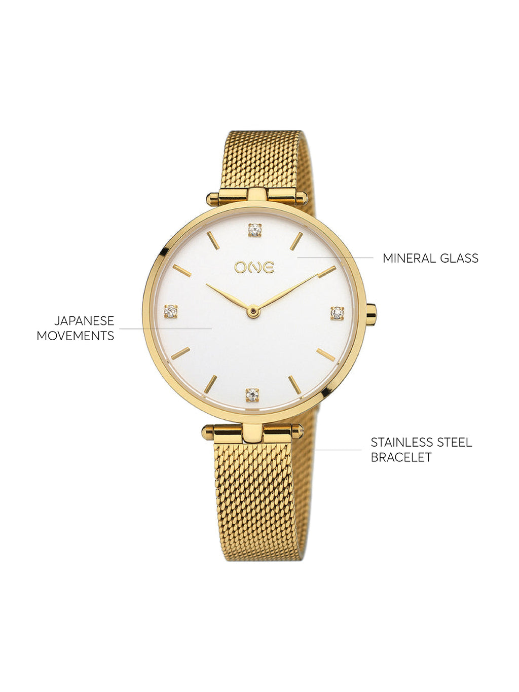 Reloj One Divine Oro