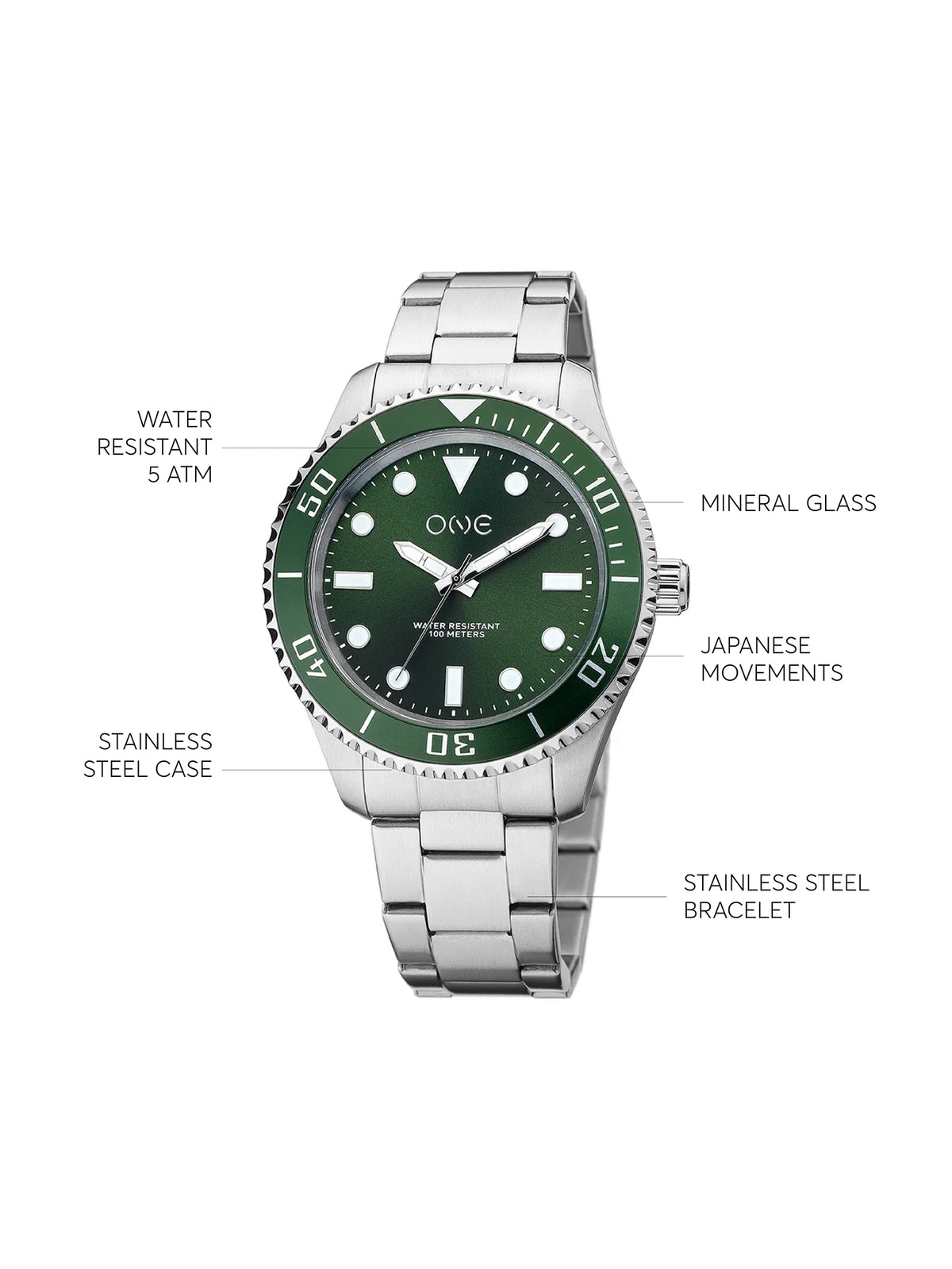 One Hydra Green Watch
