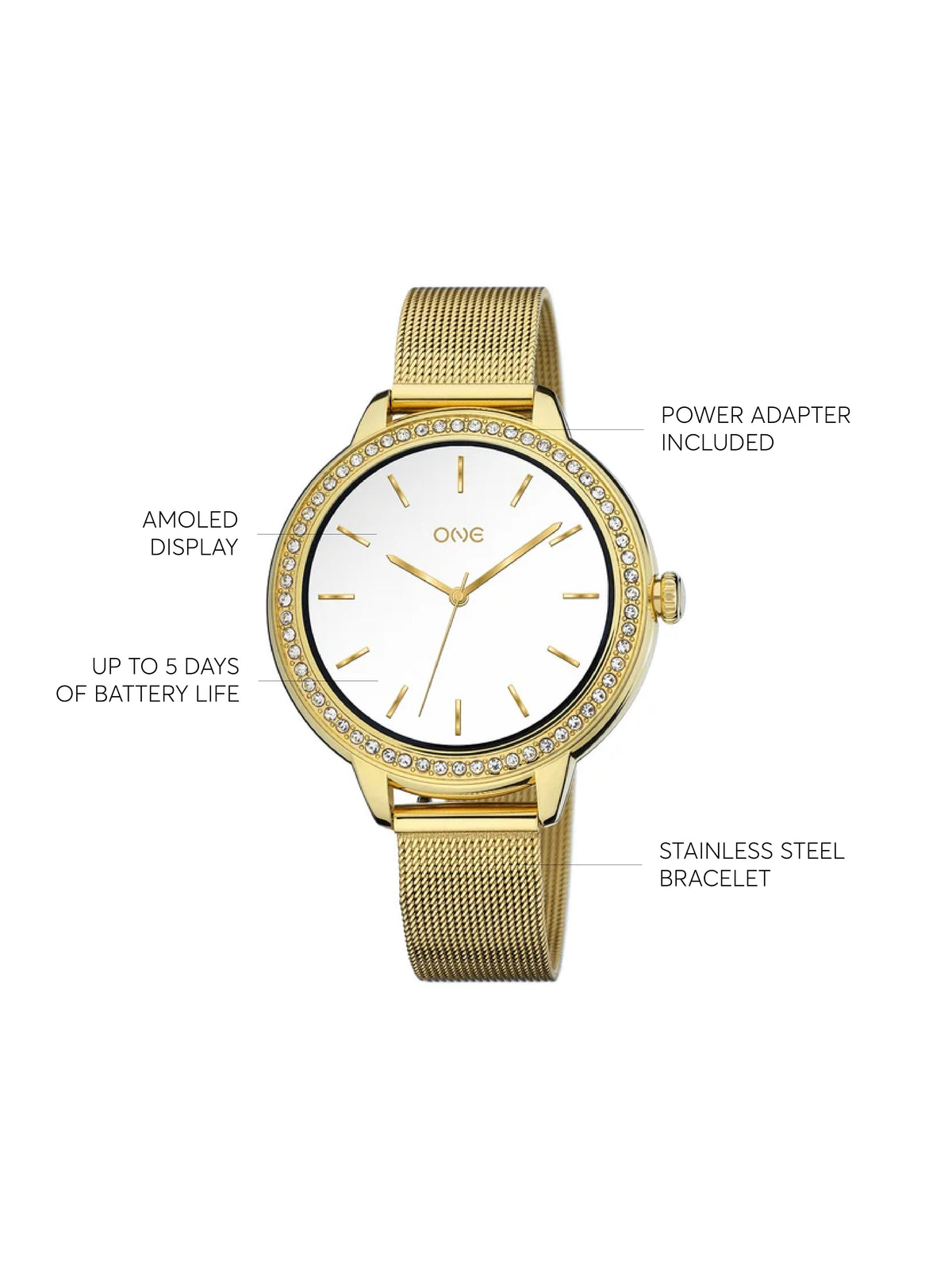 One Mini Spark Gold Smartwatch