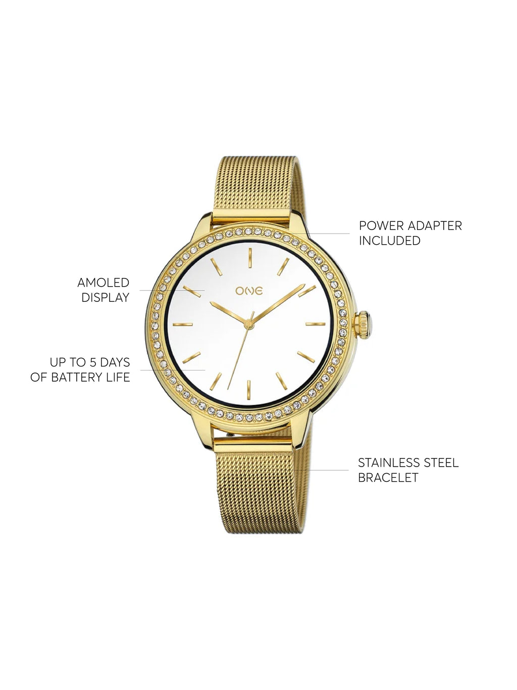 One Mini Spark Gold Smartwatch