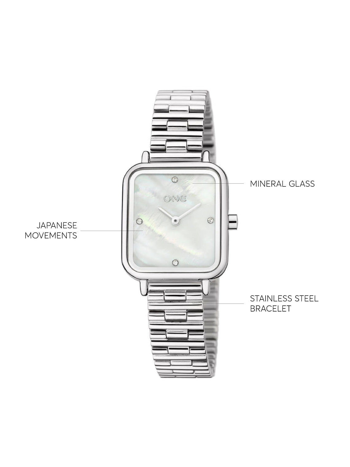 One Fame Silver Watch