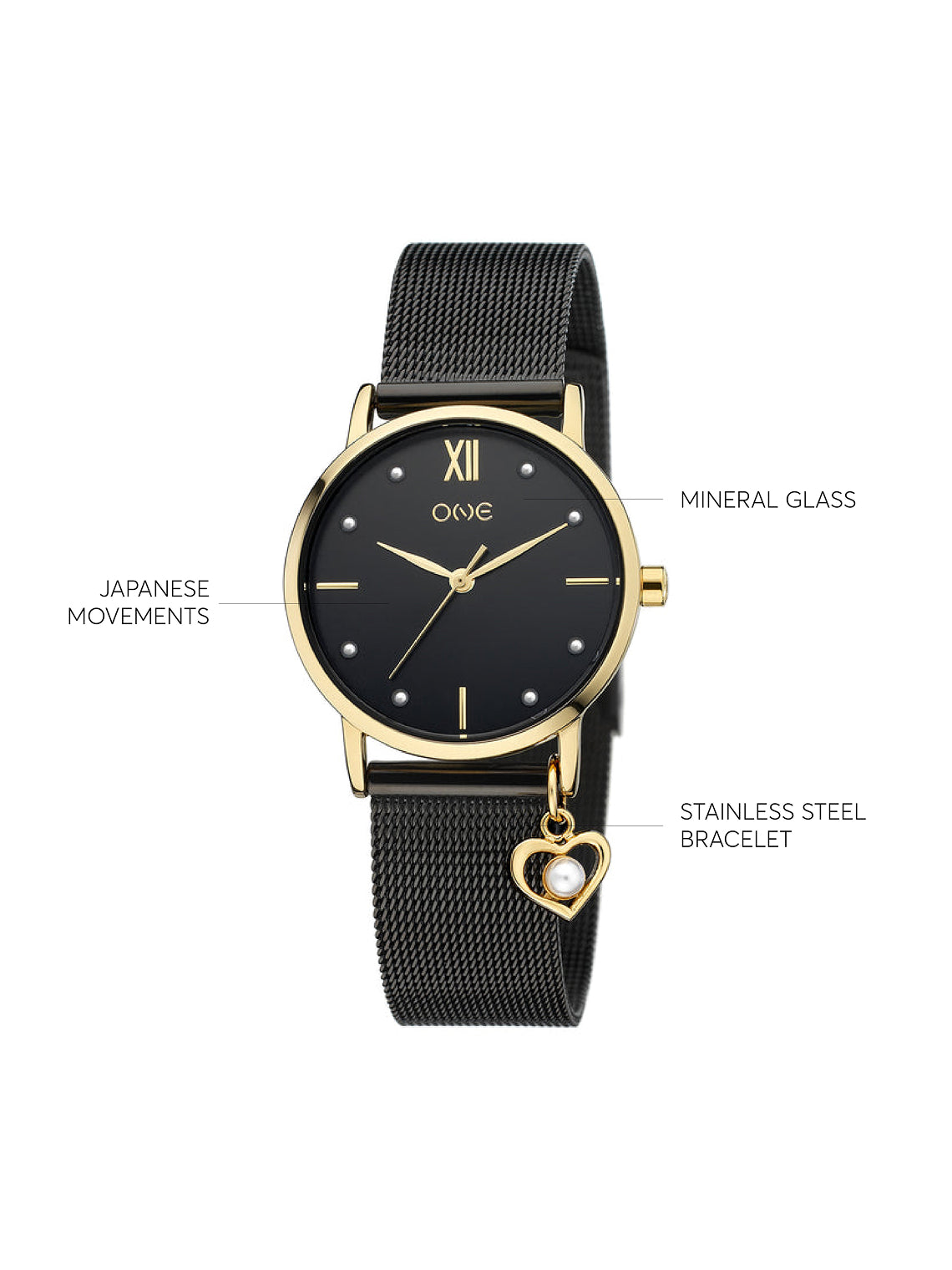 Reloj One Truly Negro