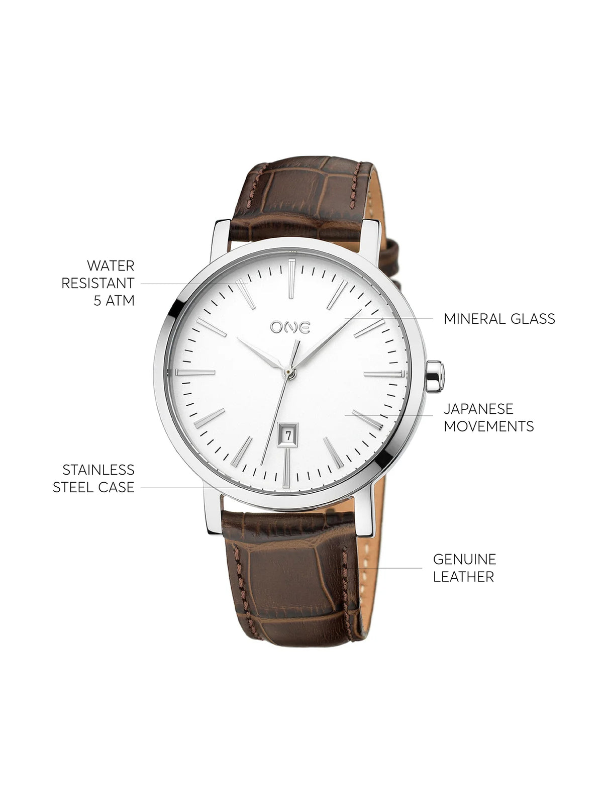 Montre One Classic Argent