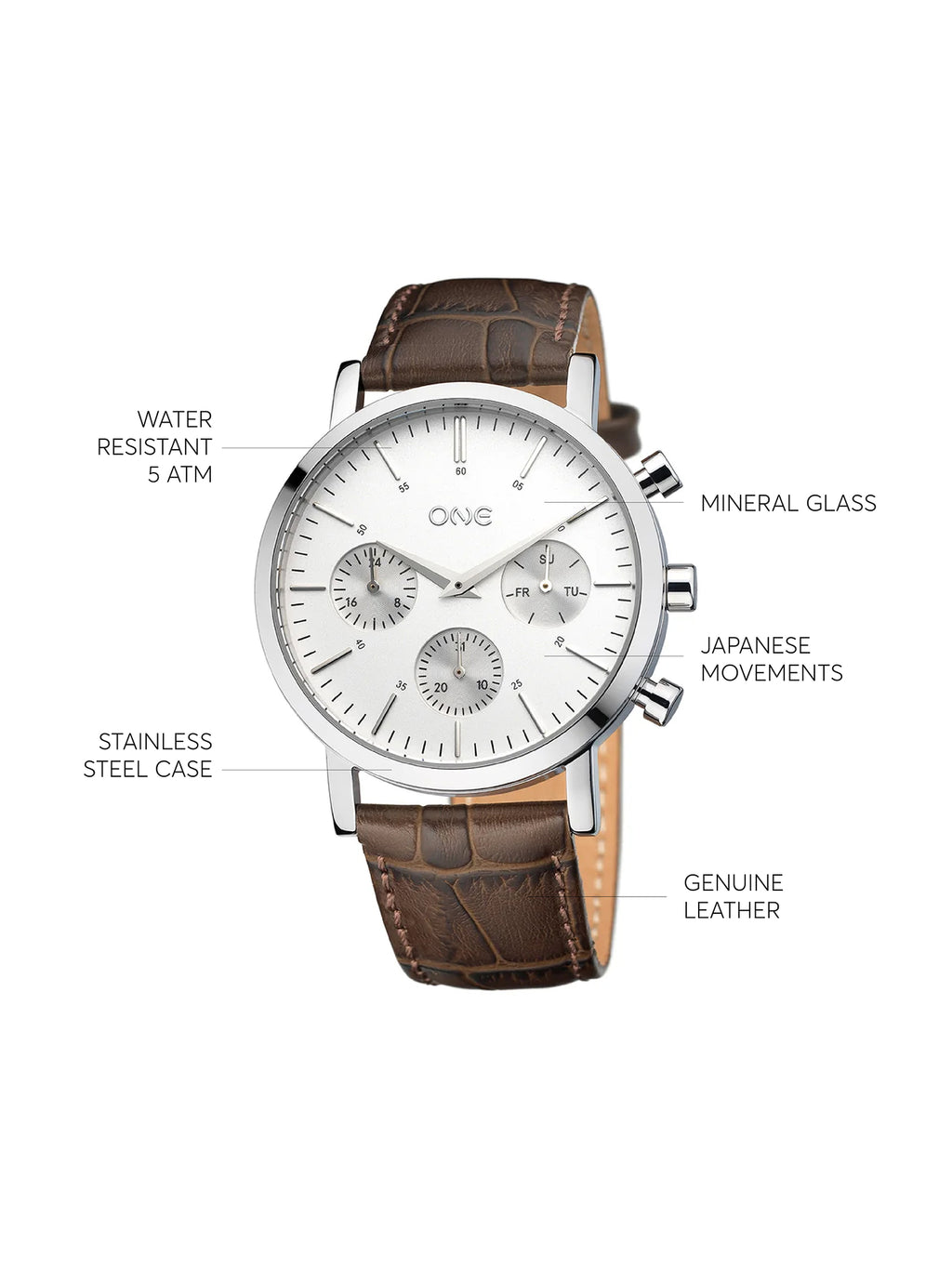 Reloj One Regent Marrón