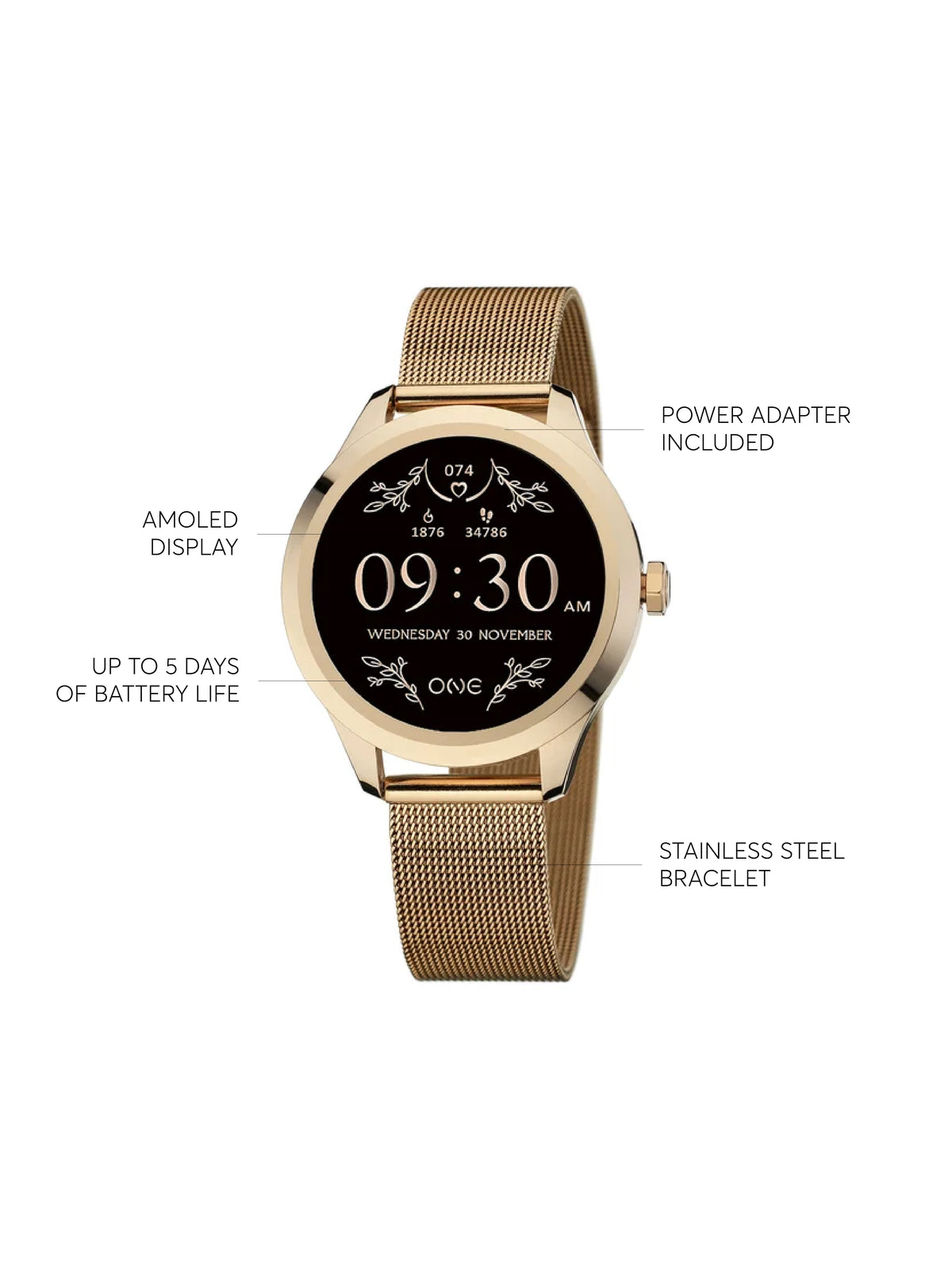 Smartwatch One Mini Rosegold