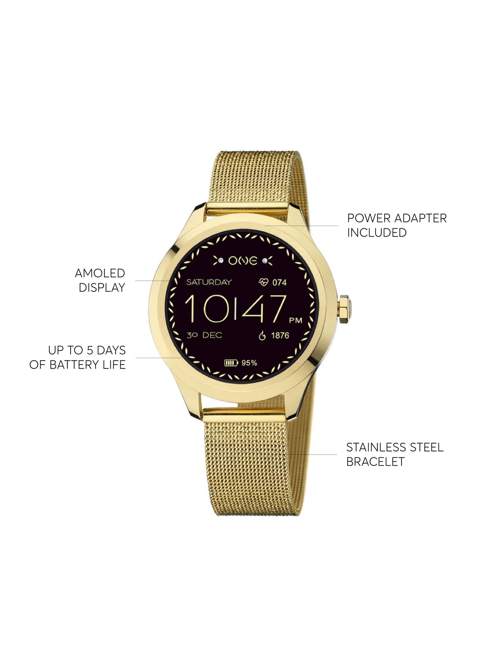 Reloj Inteligente One Mini Dorado