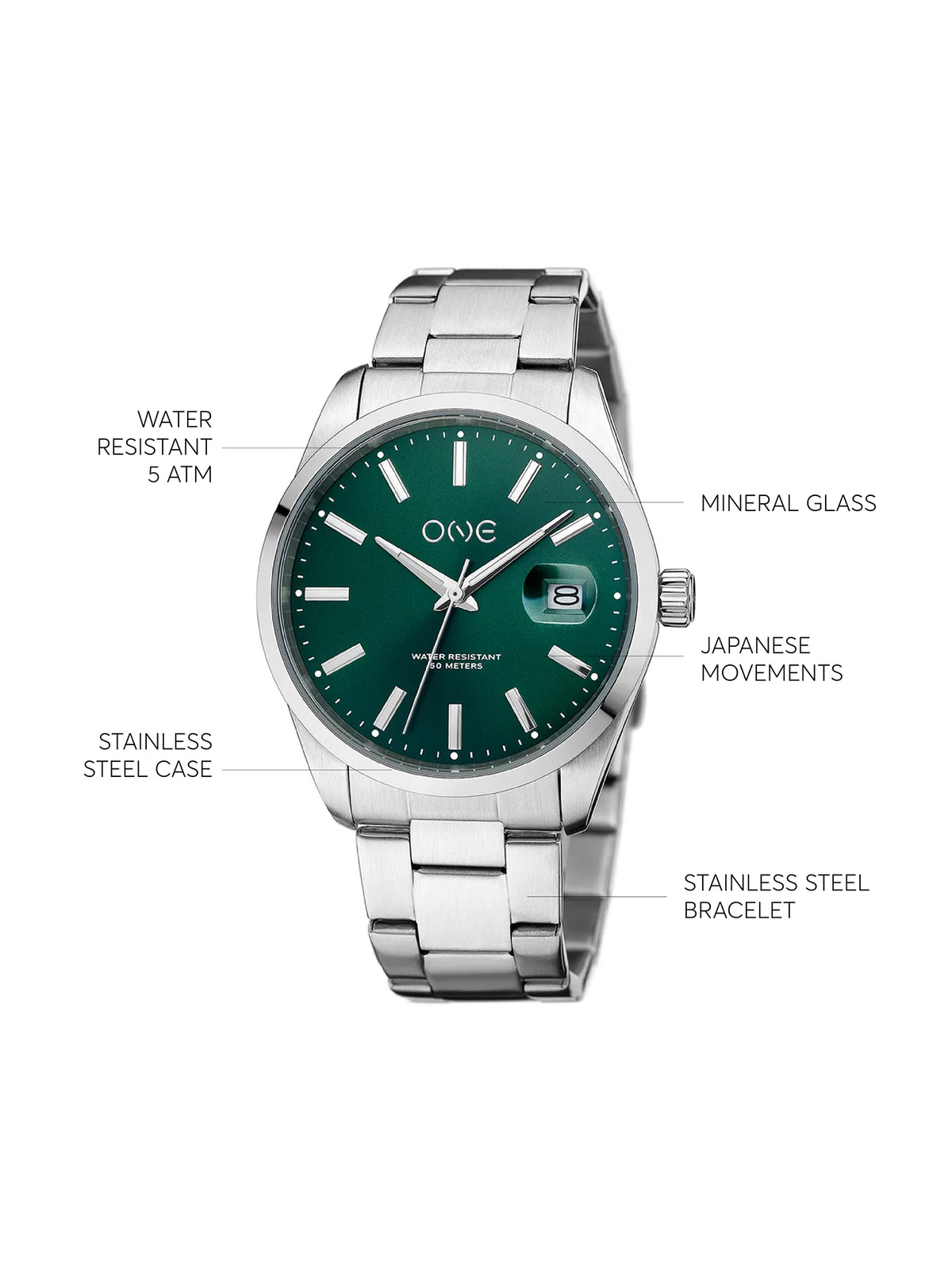 One Noble Green Watch