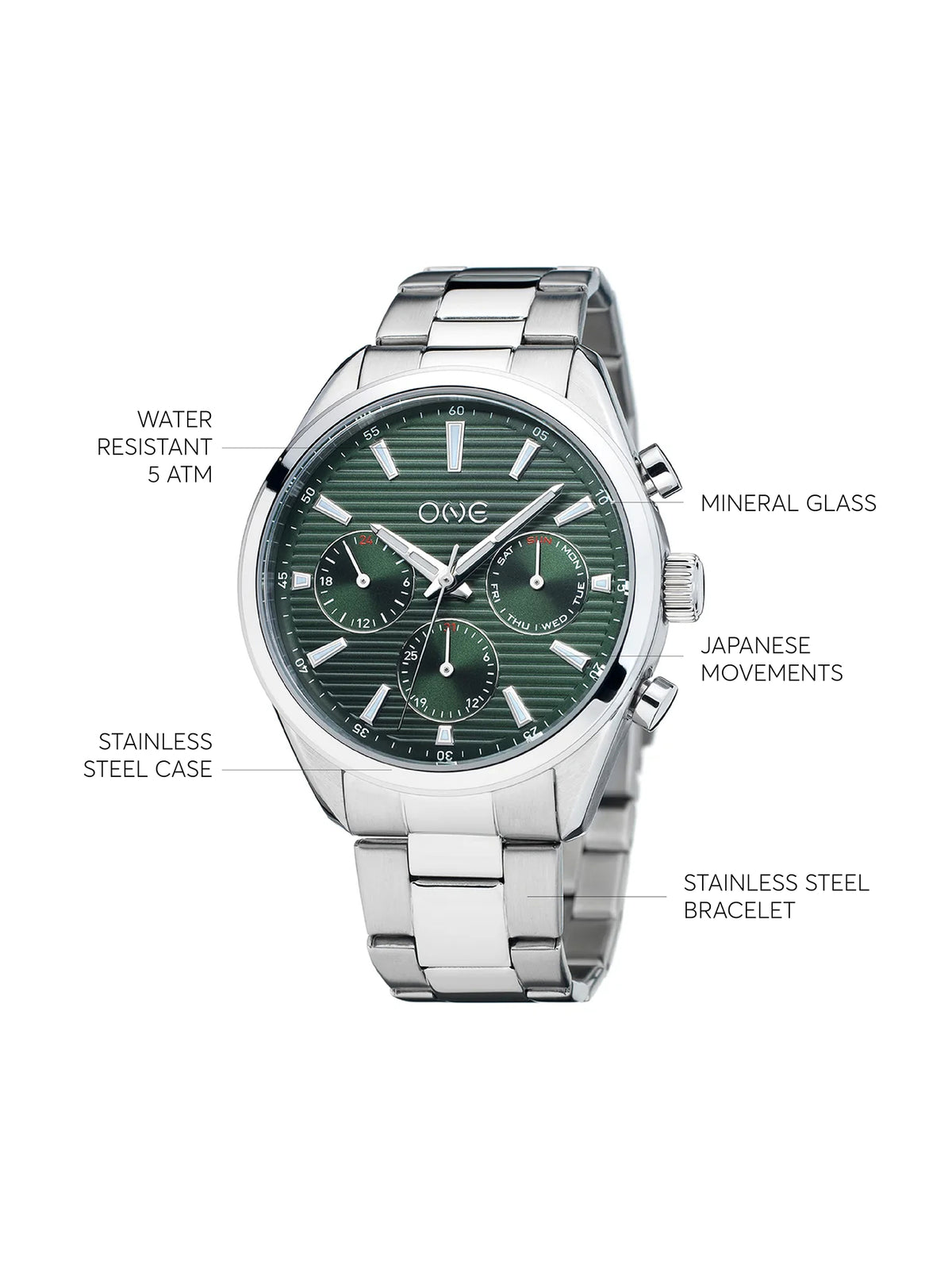Montre One Velocity Green
