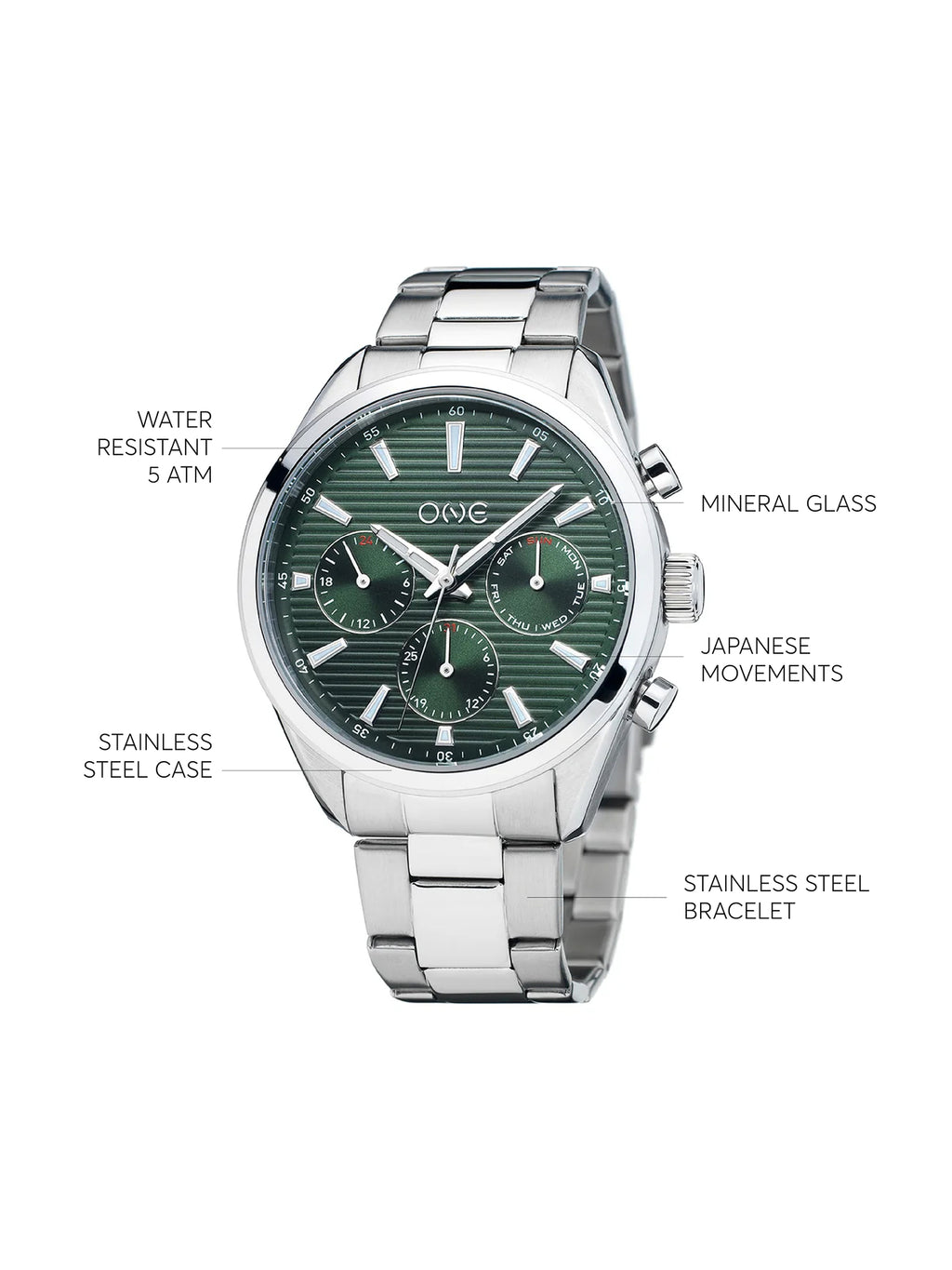 One Velocity Green Watch