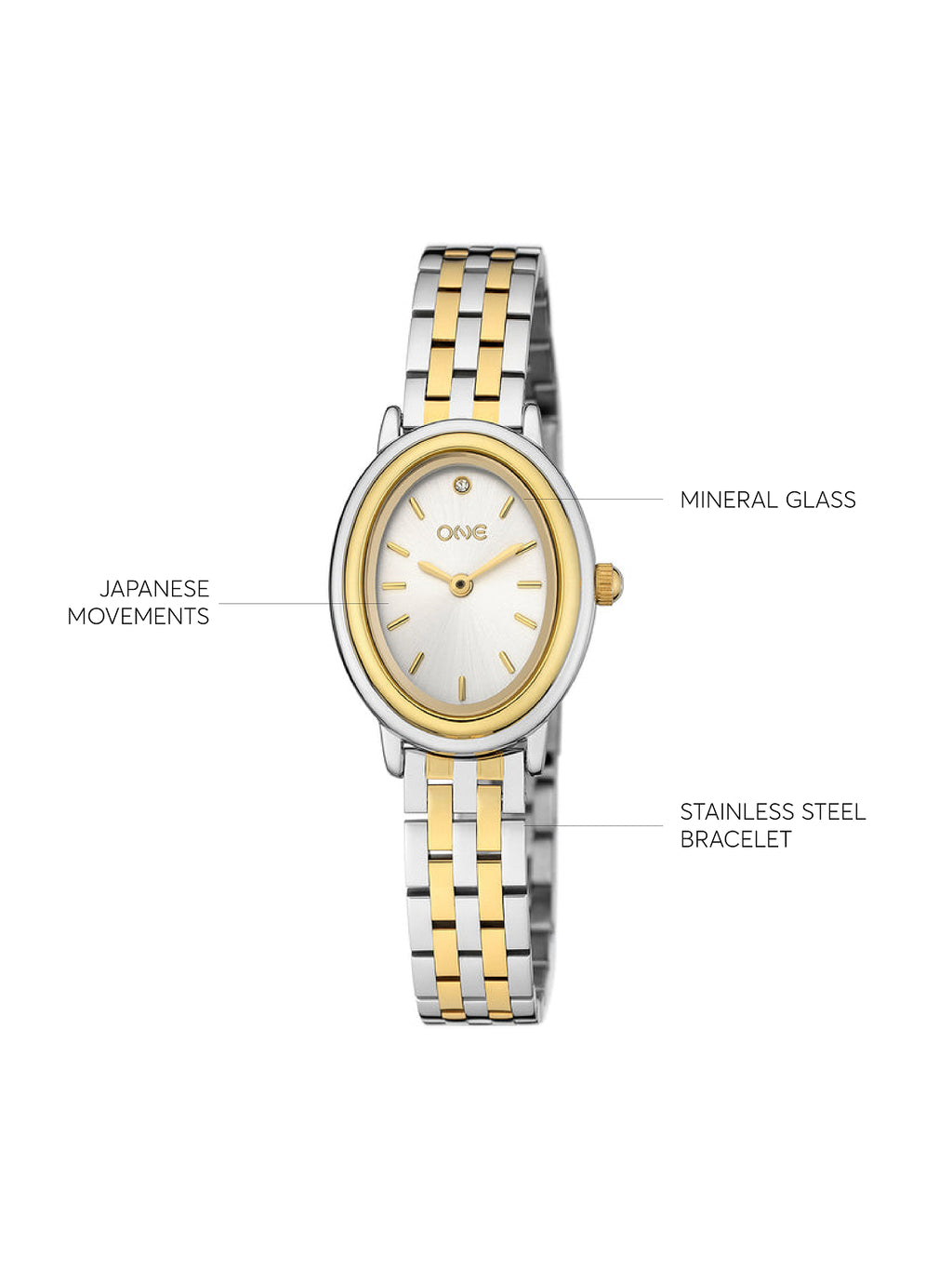 One Flirt Bicolor Watch