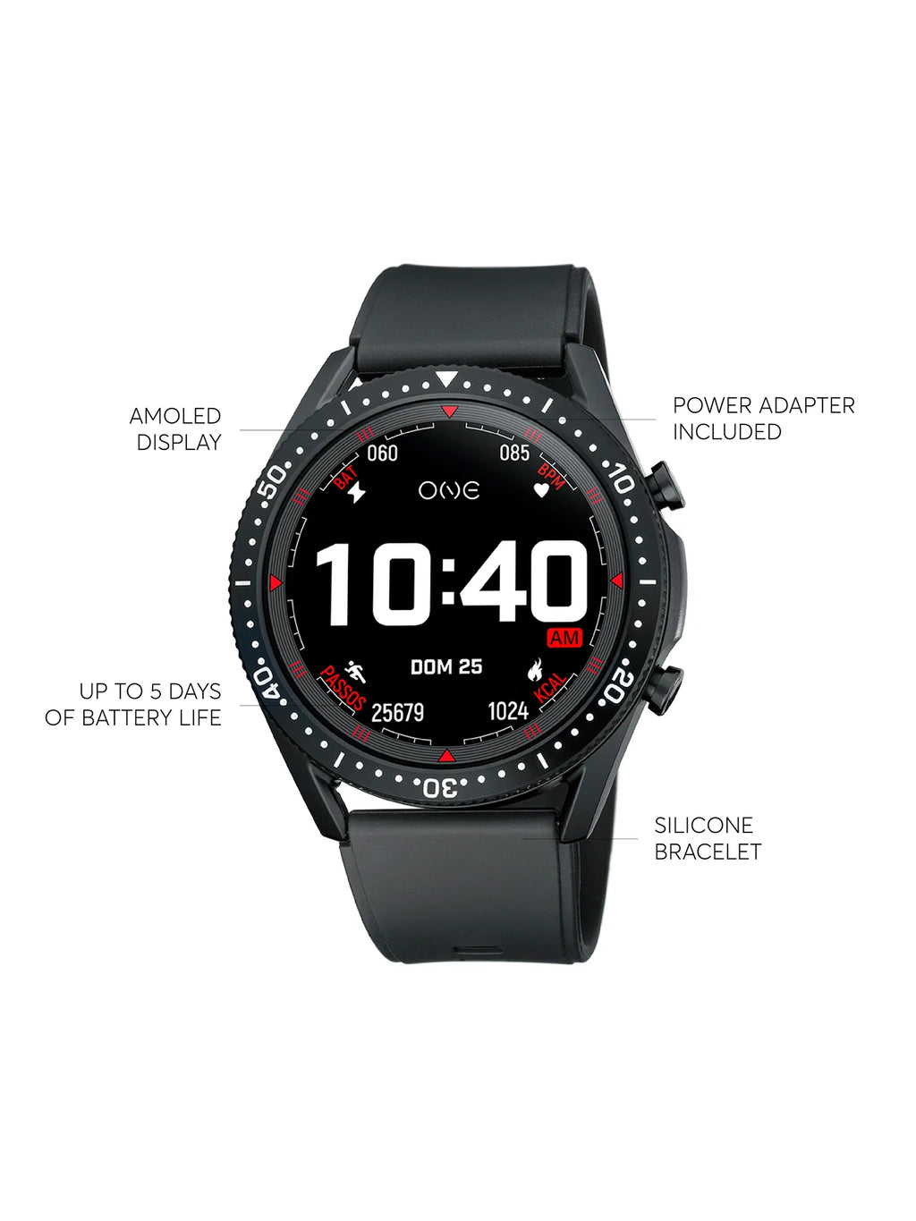 Smartwatch One Men Core negro