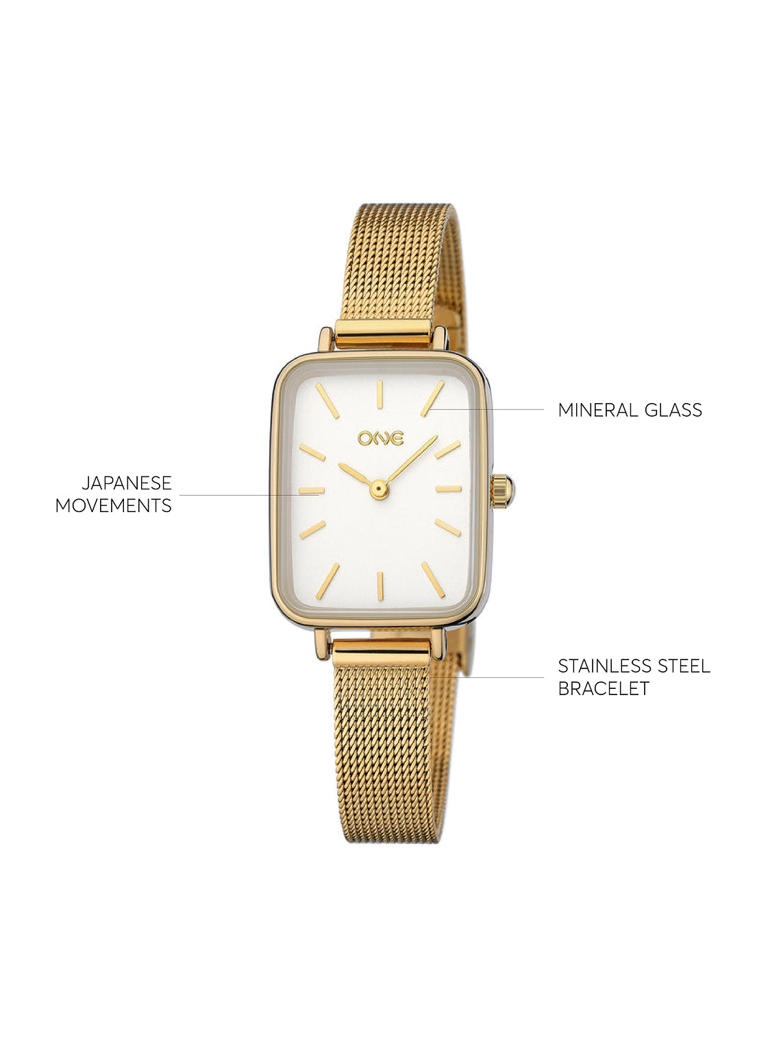 Montre ONE Daily Form Gold