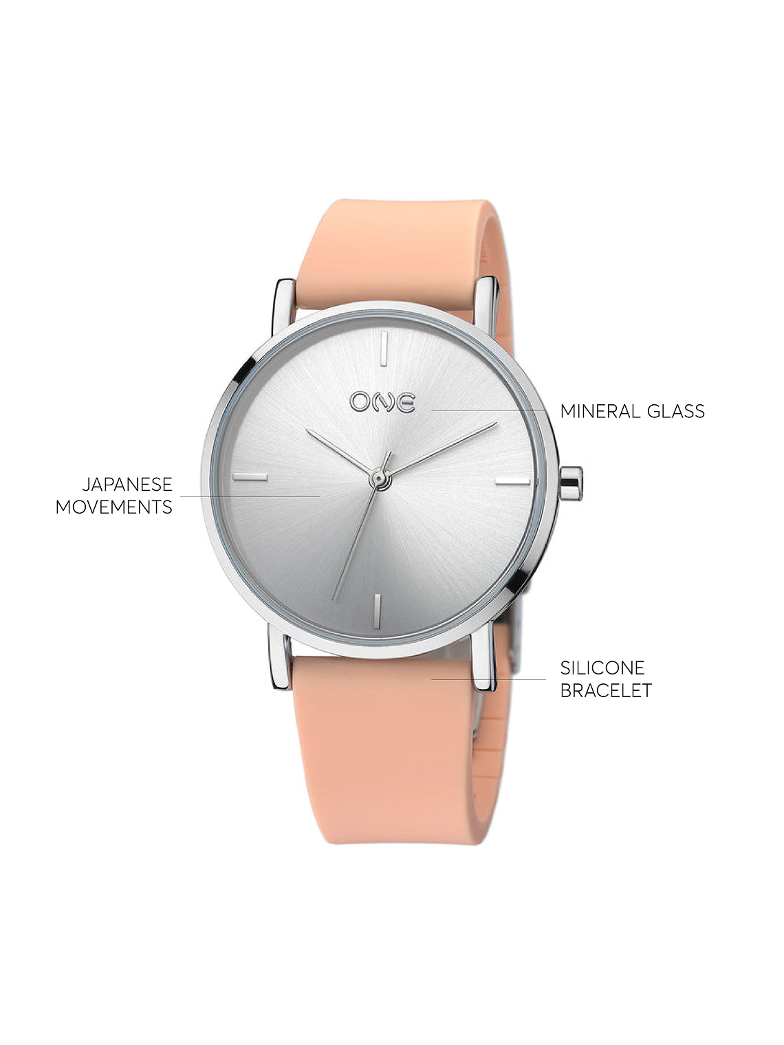 Montre One Pop Corail