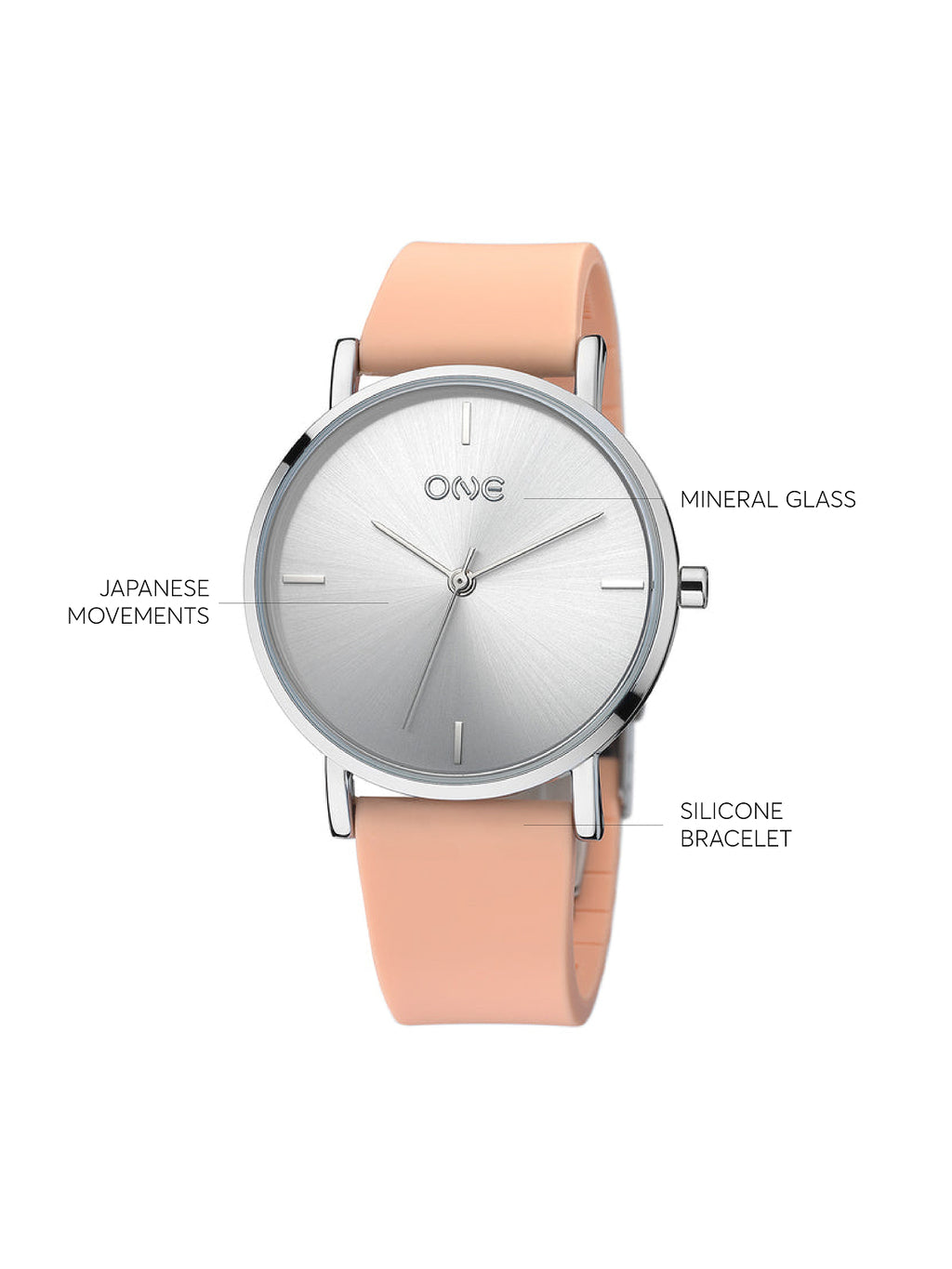 Montre One Pop Corail