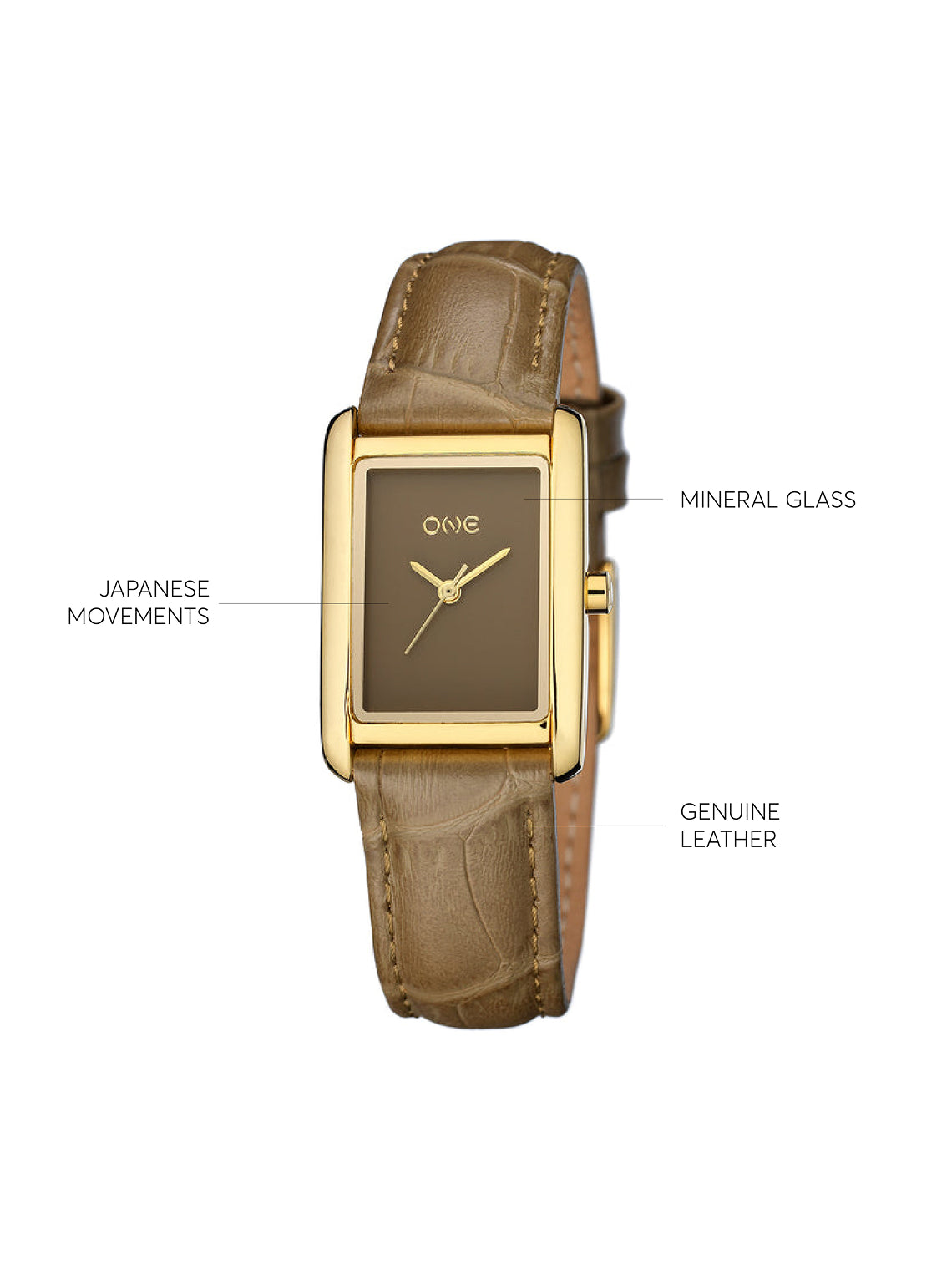 Reloj One Grace Beige