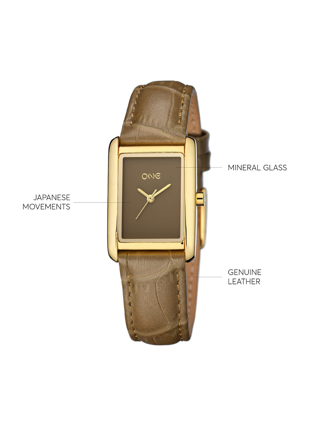 Reloj One Grace Beige