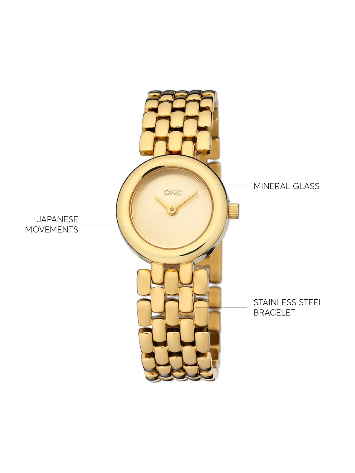 Reloj One Belle Gold