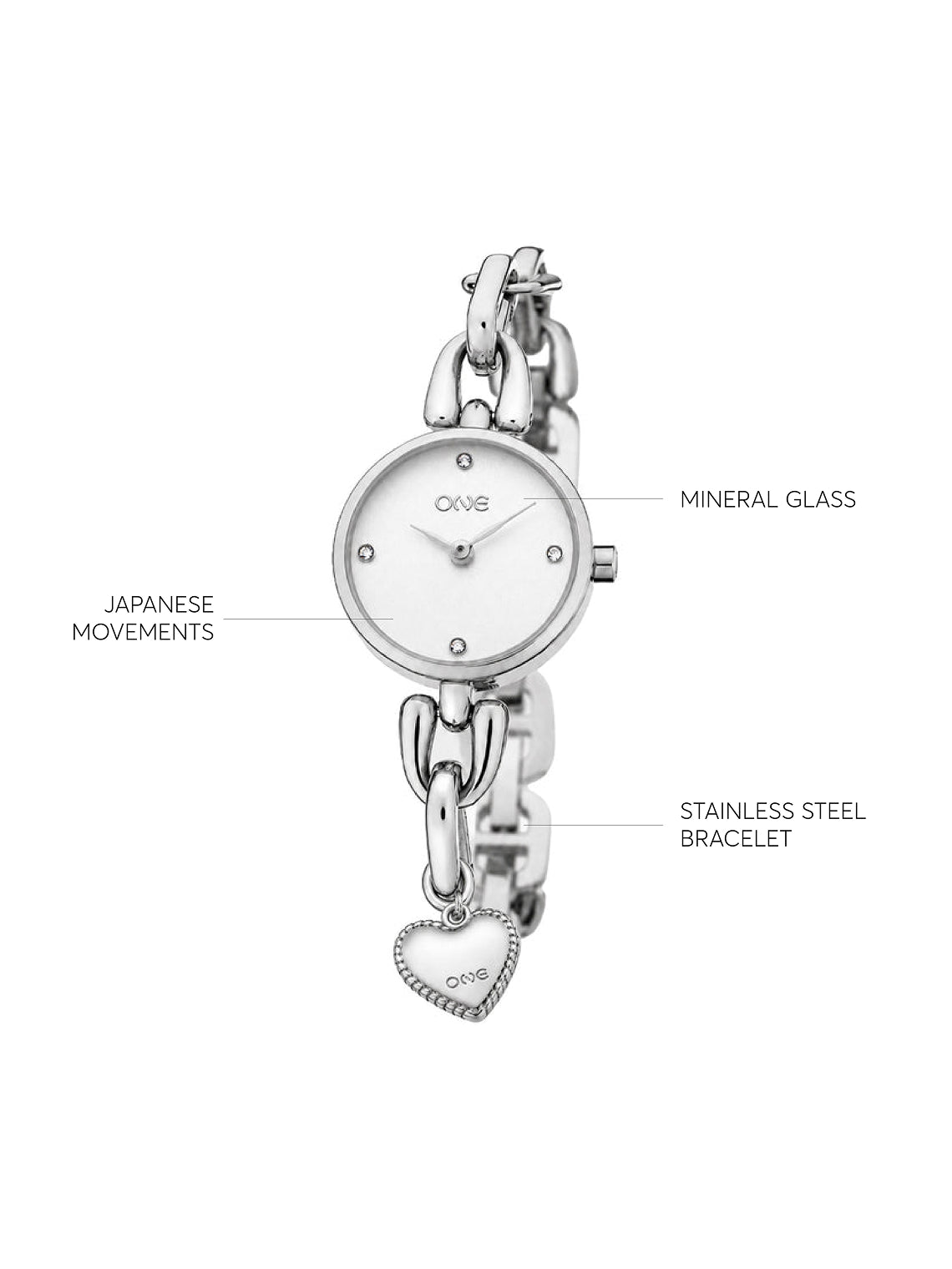 Reloj ONE Links Silver
