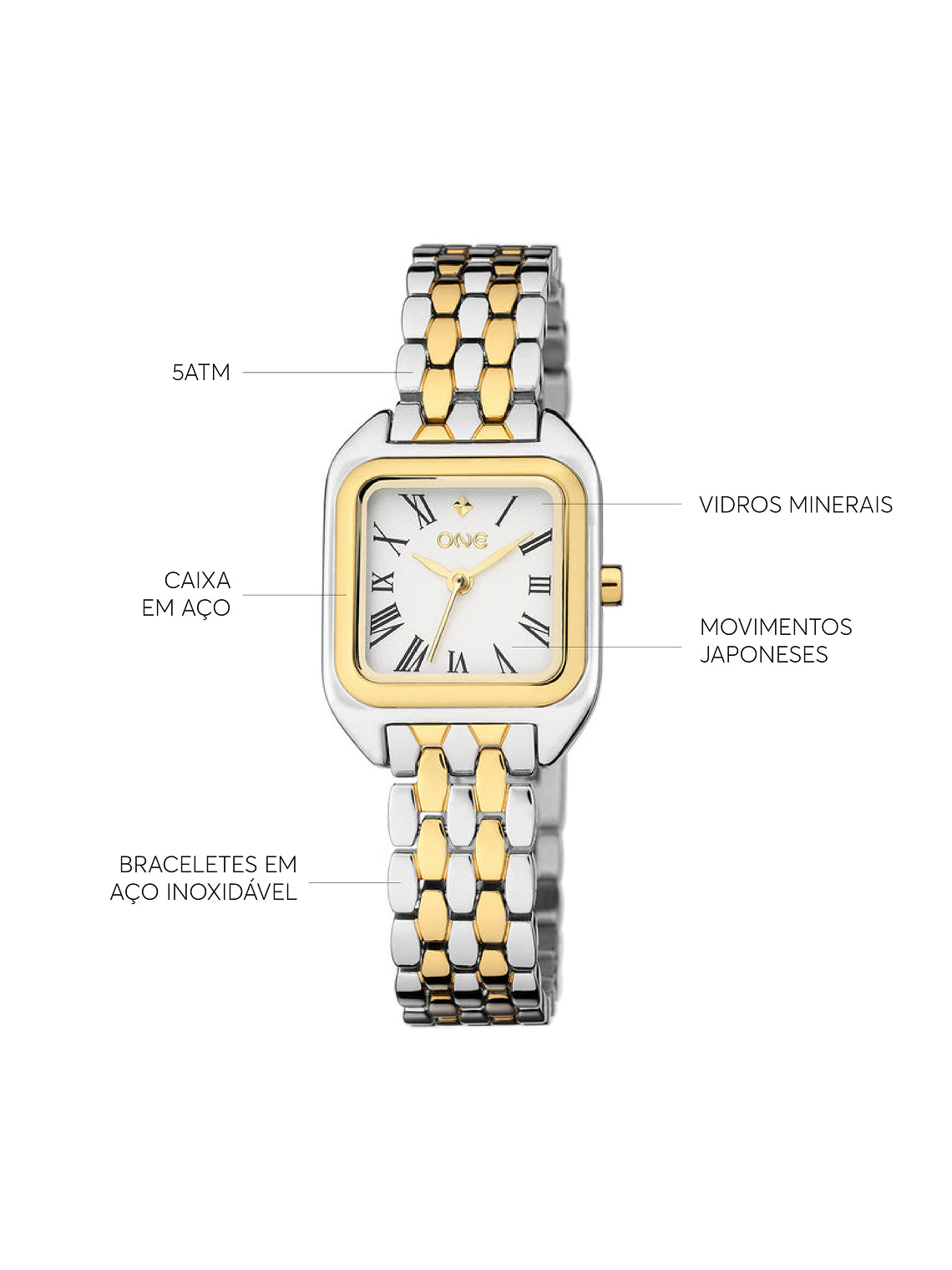 Montre One Majesty Bicolore