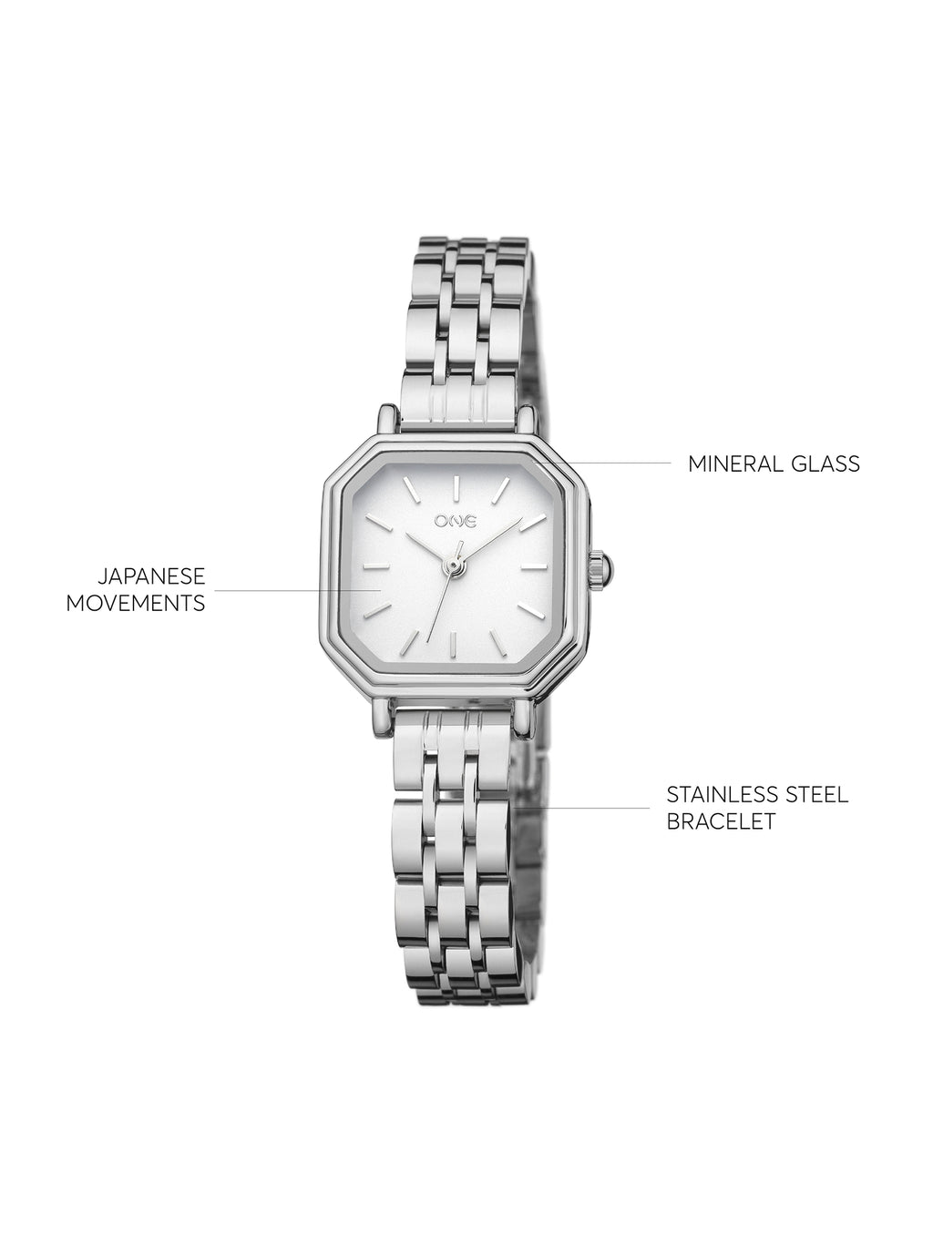 Reloj One Flow Silver Links