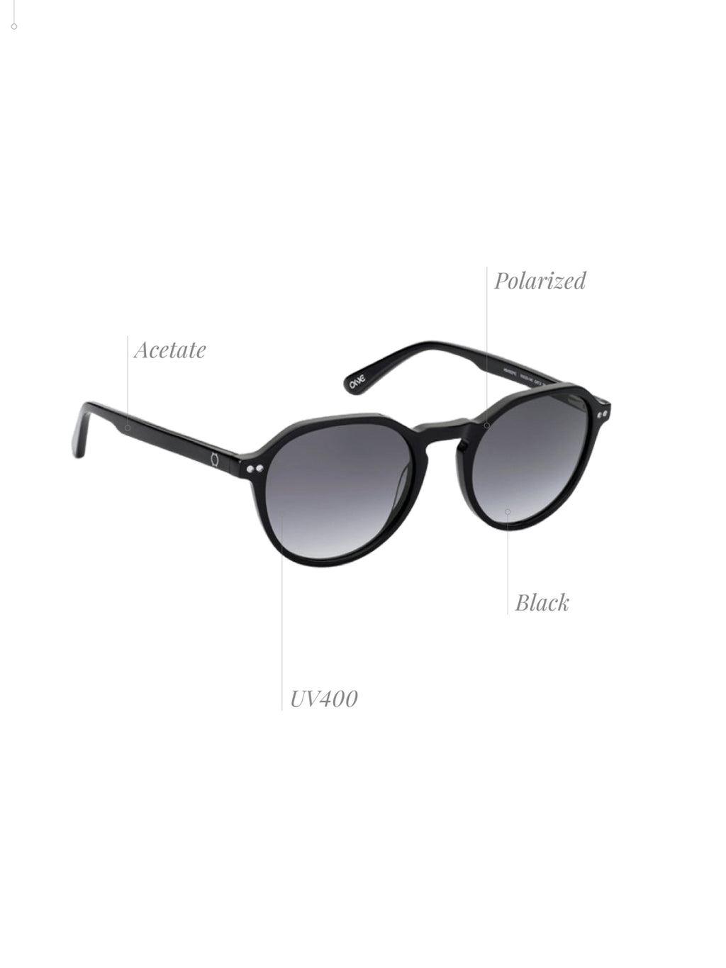 Lunettes de soleil One Active noires