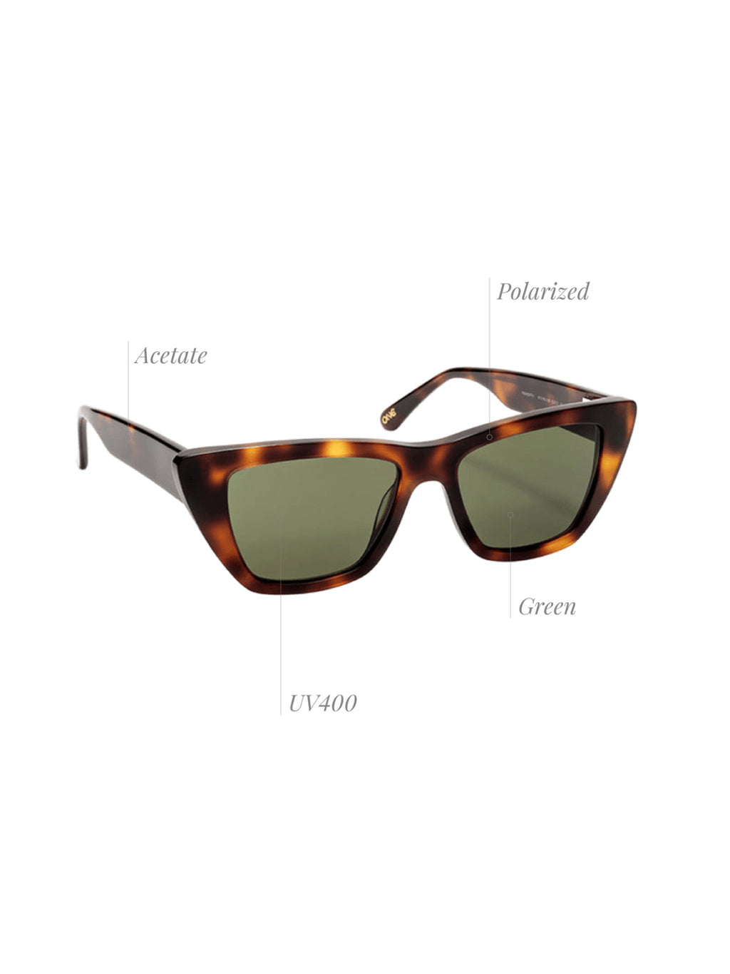 One Flirt Brown Sunglasses
