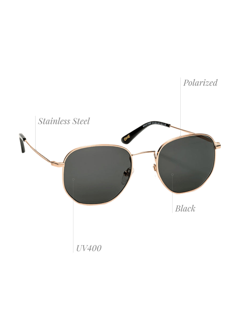 Óculos de Sol One Visionary Rosegold