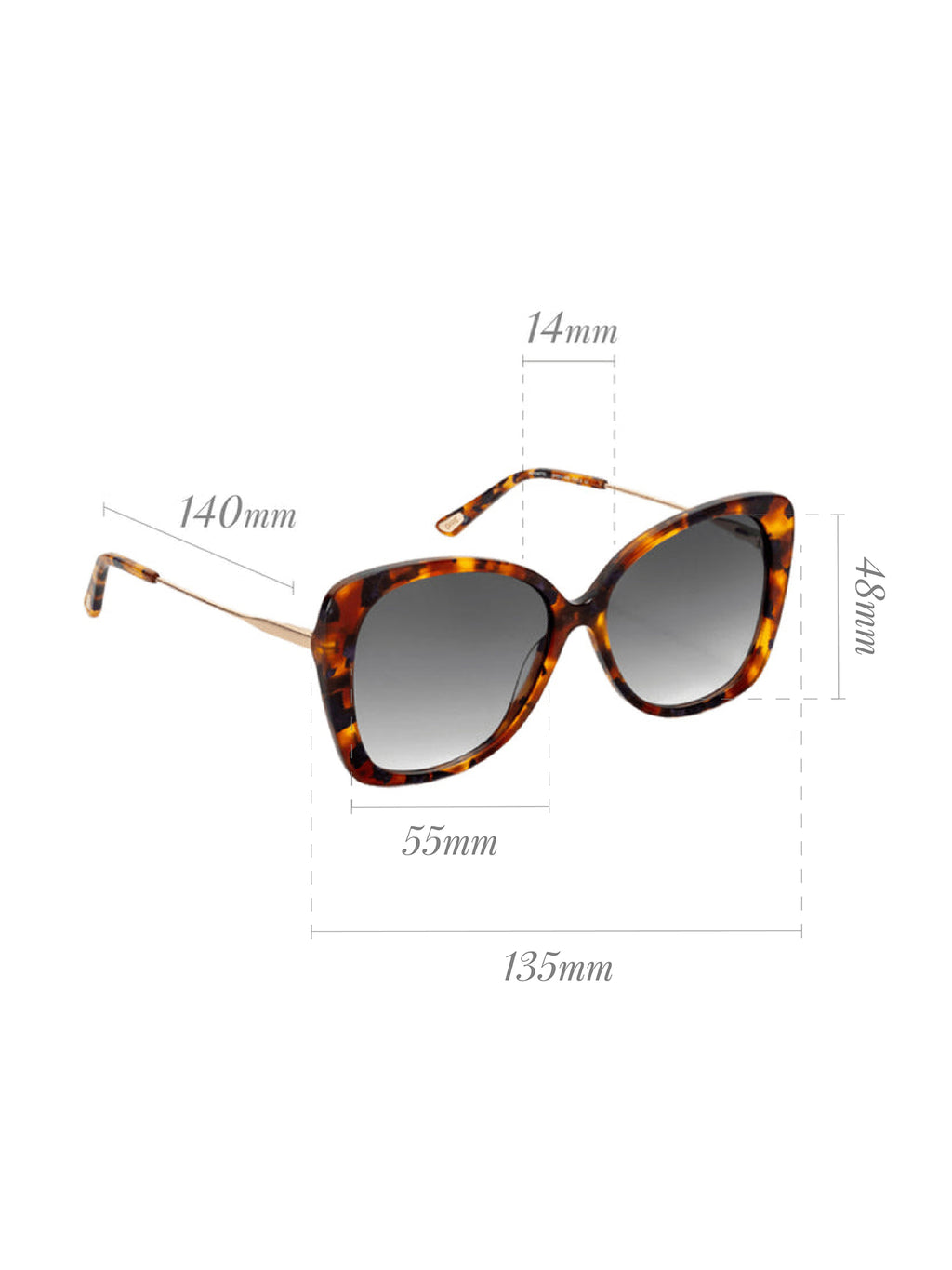 Caja Gafas de Sol One Preppy Caja Castaño