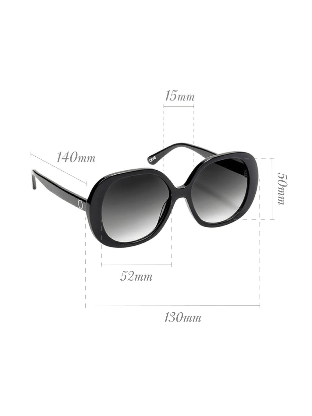 Caja de Gafas de Sol One Powerful Negro