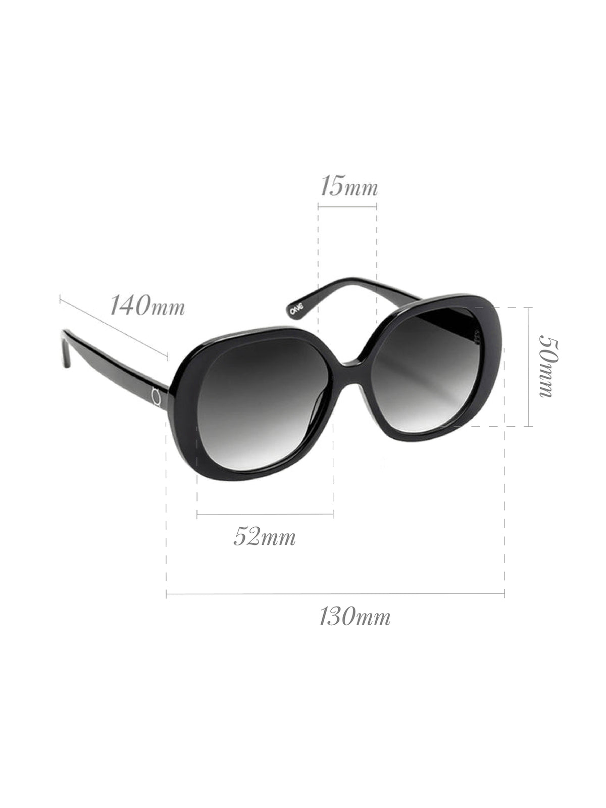 Caja de Gafas de Sol One Powerful Negro