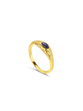 One Alma Blue Ring