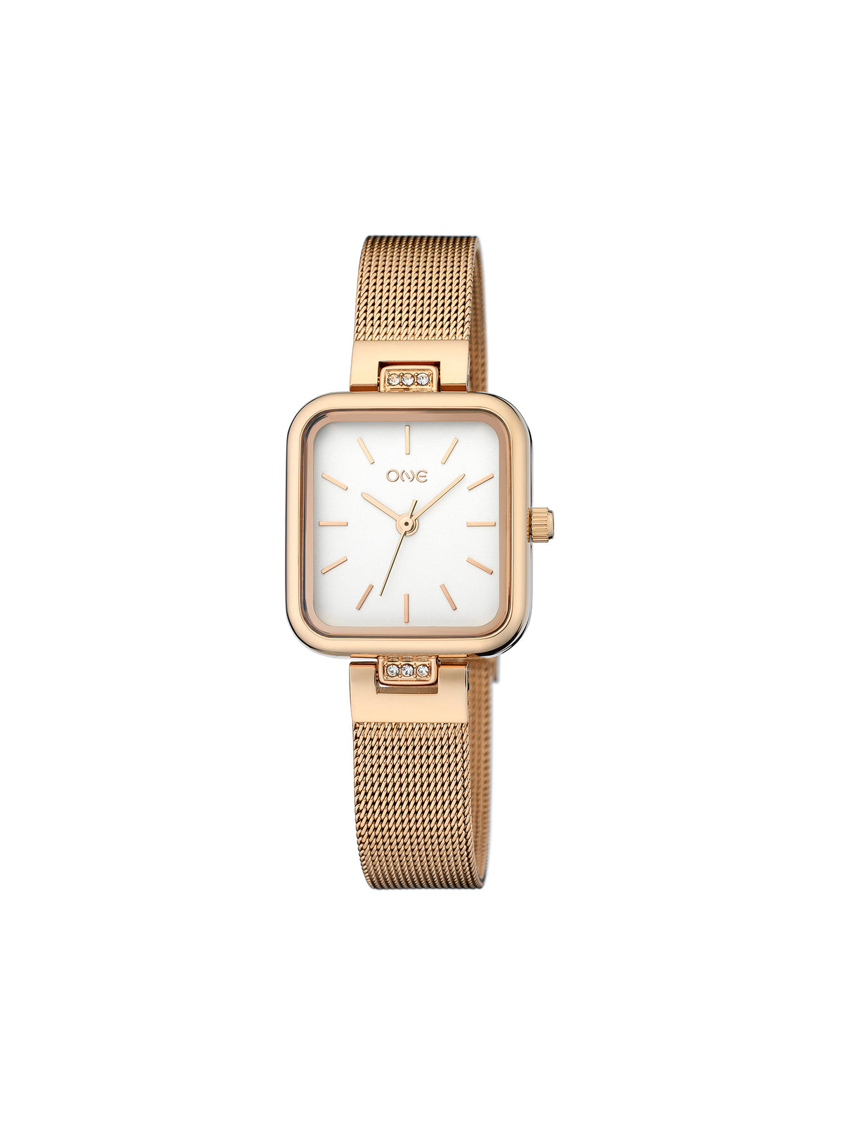 Relógio One Edge Rosegold Mesh