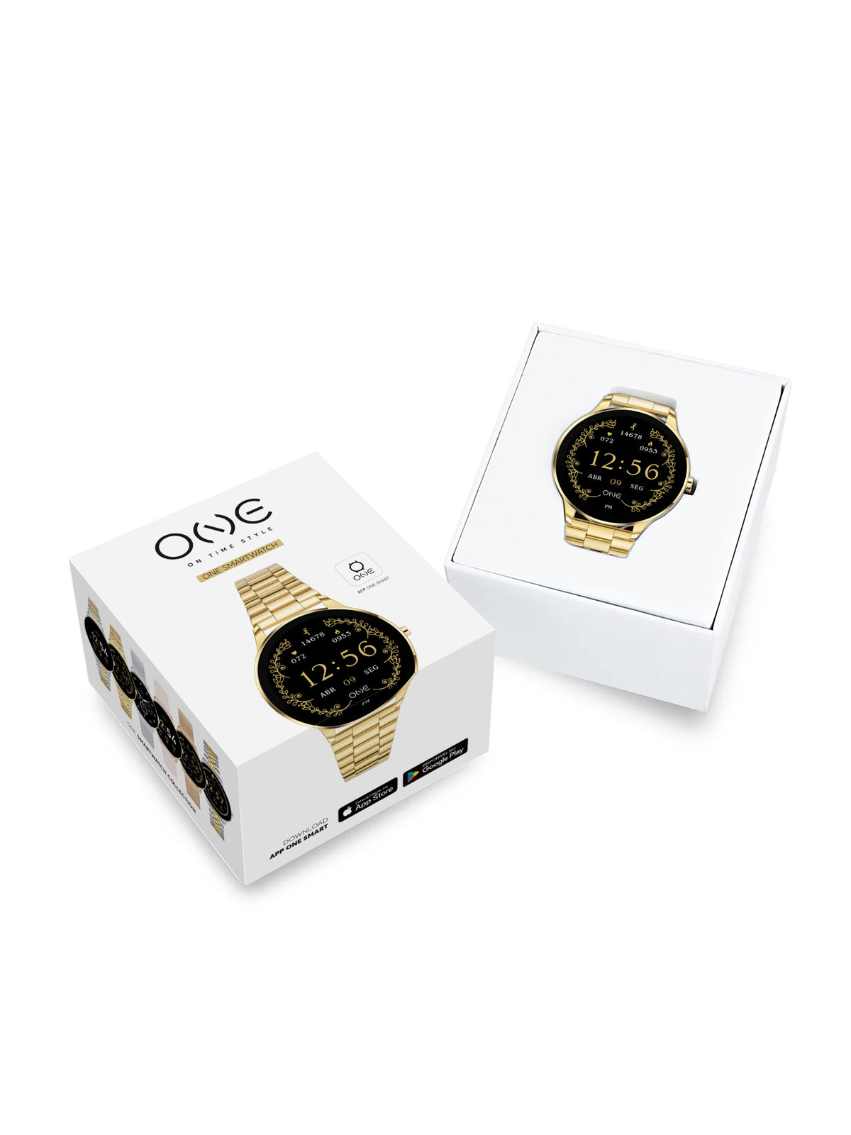 Smartwatch One Slim Fine Gold Links