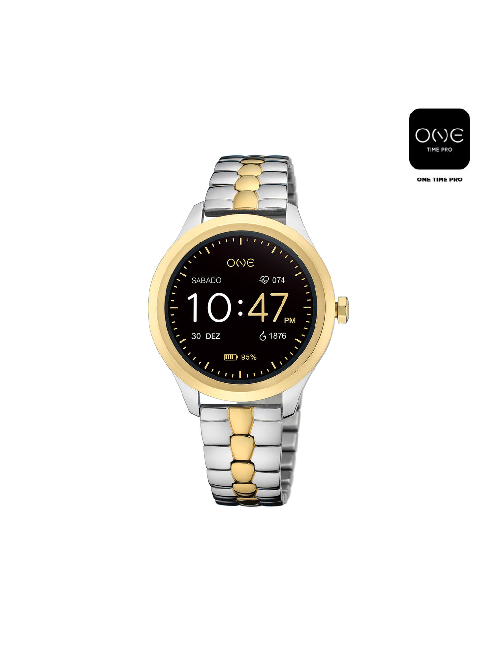 One Mini Bicolor Rounded Links Smartwatch