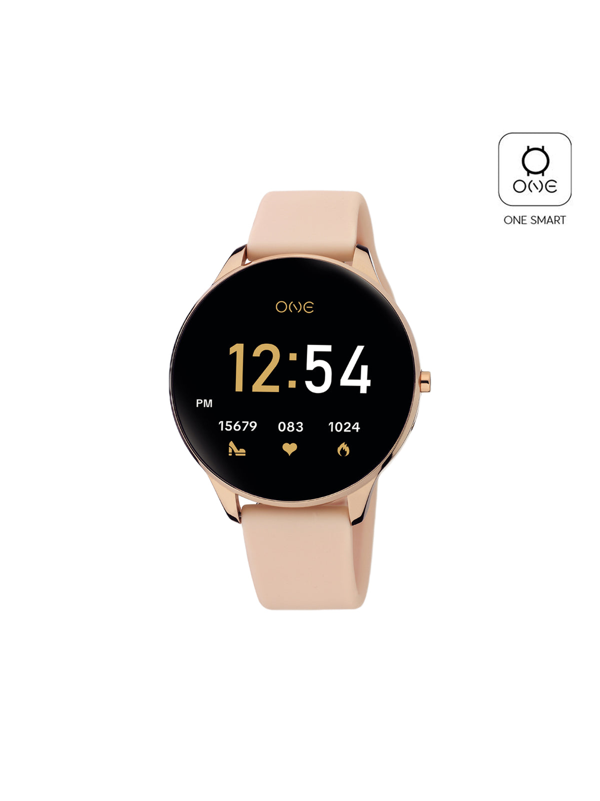 Smartwatch ONE Slim Rosegold Silicone