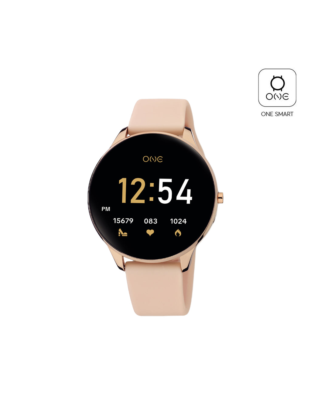 Smartwatch ONE Slim Rosegold Silicone