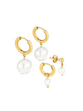 Set de Brincos One Pearly Hoops