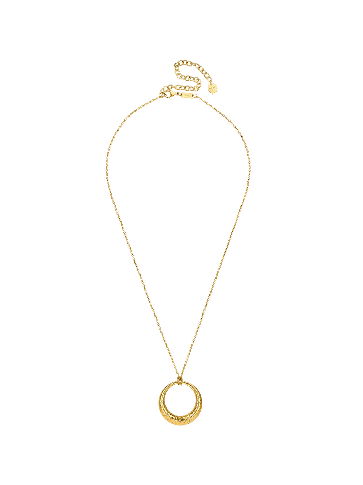 Colar One Delightful Crystal Gold