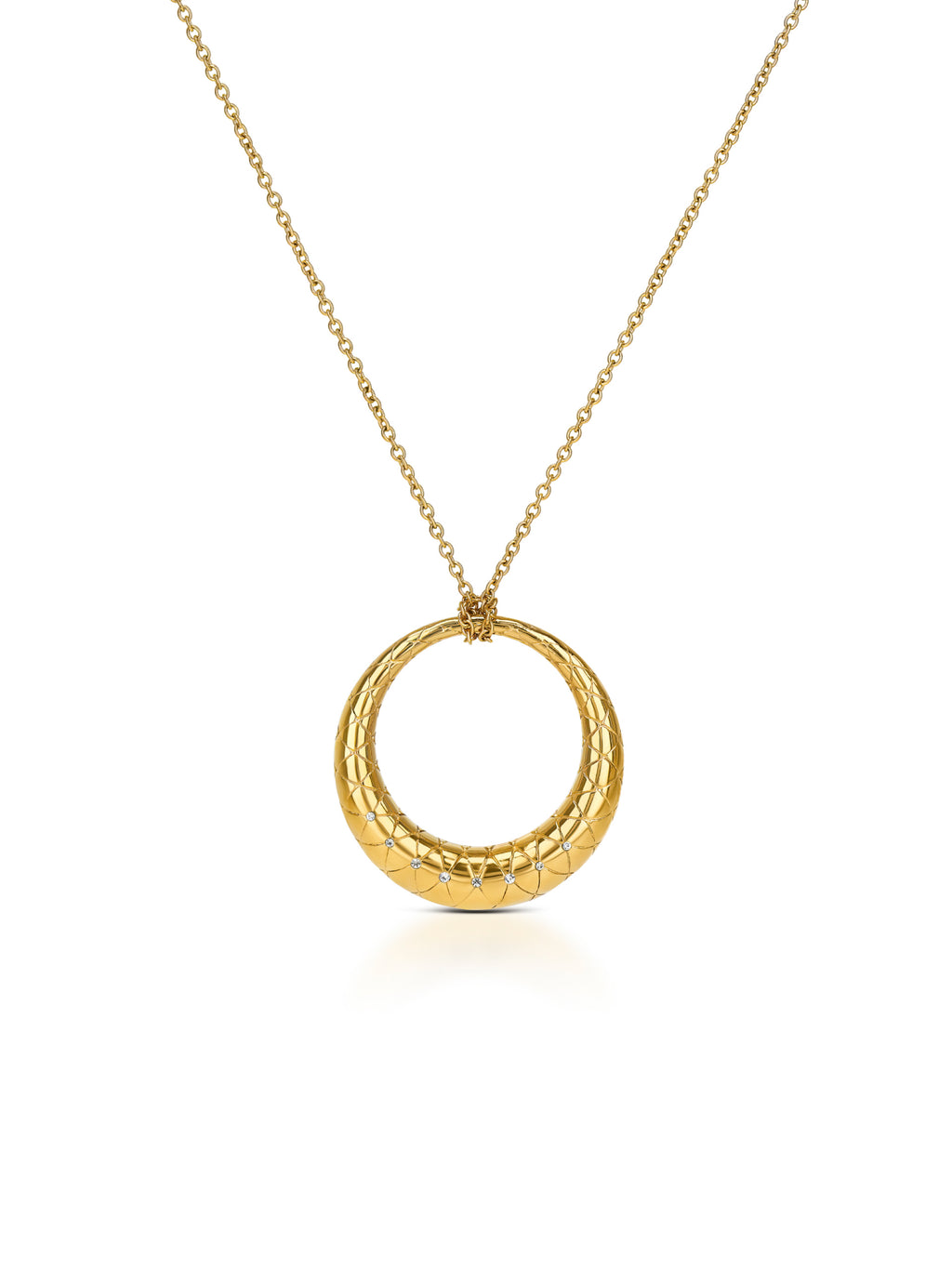 Colar One Delightful Crystal Gold