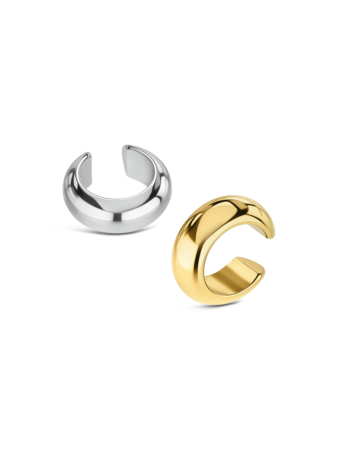 One Mix Bicolor Ear Cuff Earring Set