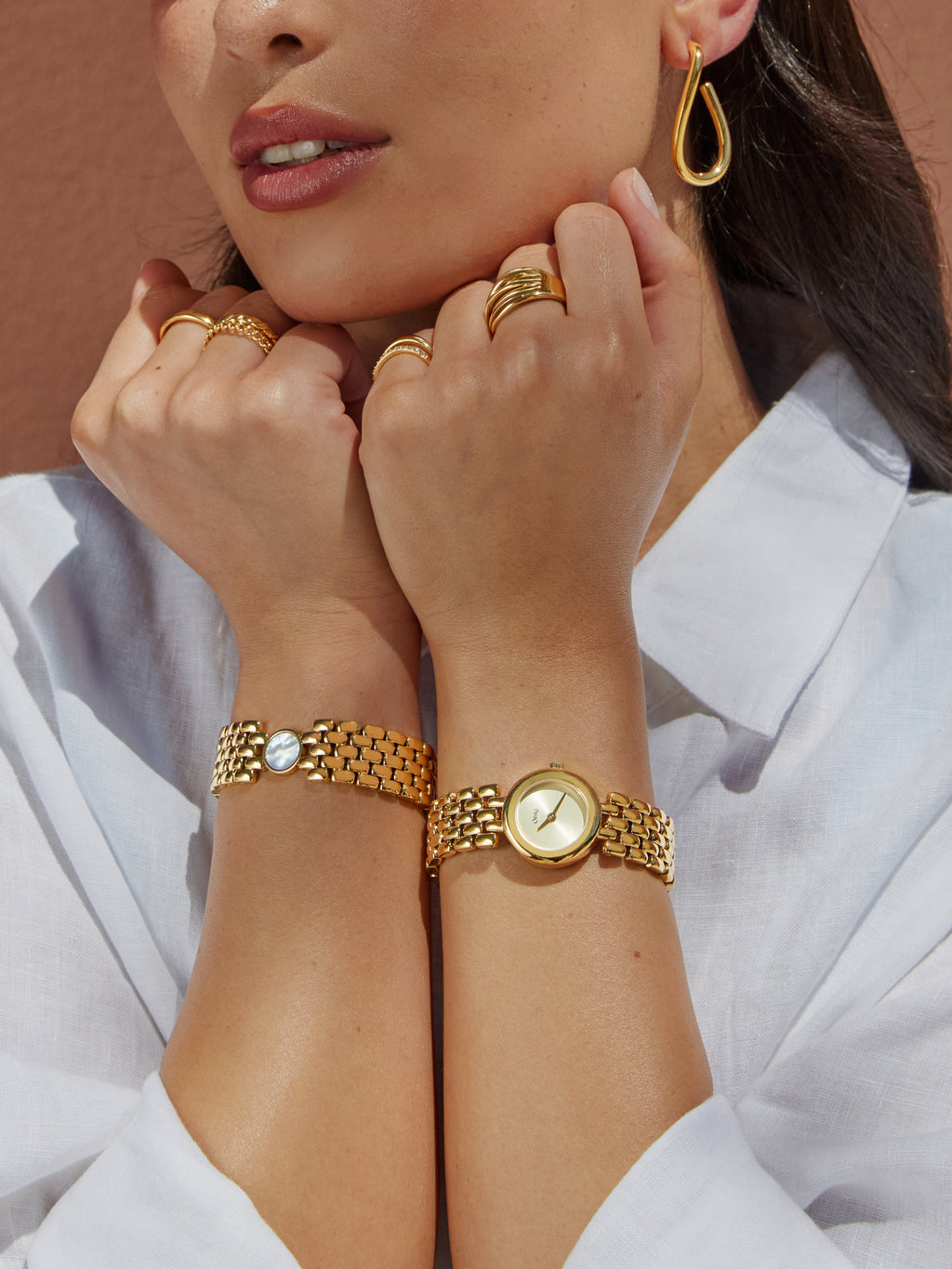 One Belle Gold Watch