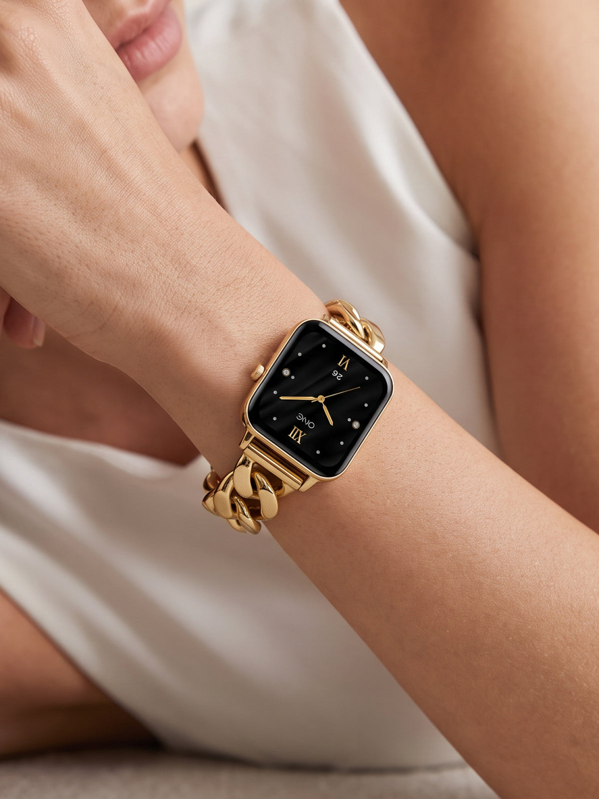 Smartwatch One Frame Gold Links