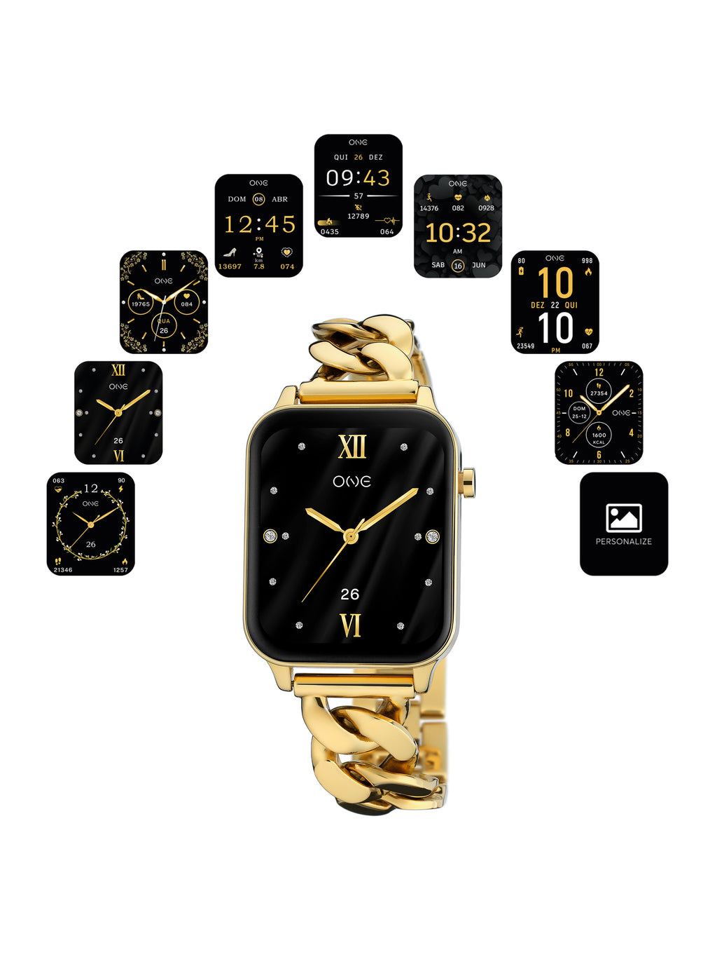 ONE Frame Gold Links Smartwatch