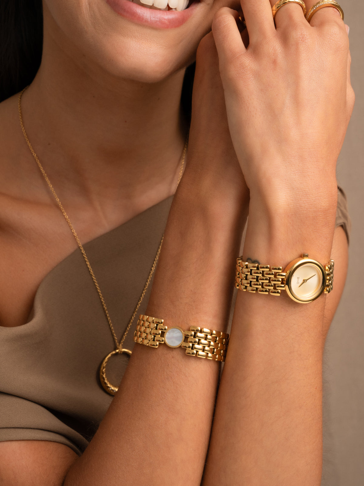One Belle Gold Watch