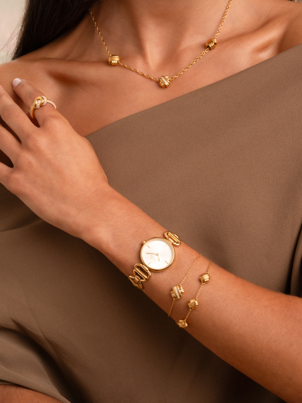 Pulseira One Knot Crystal