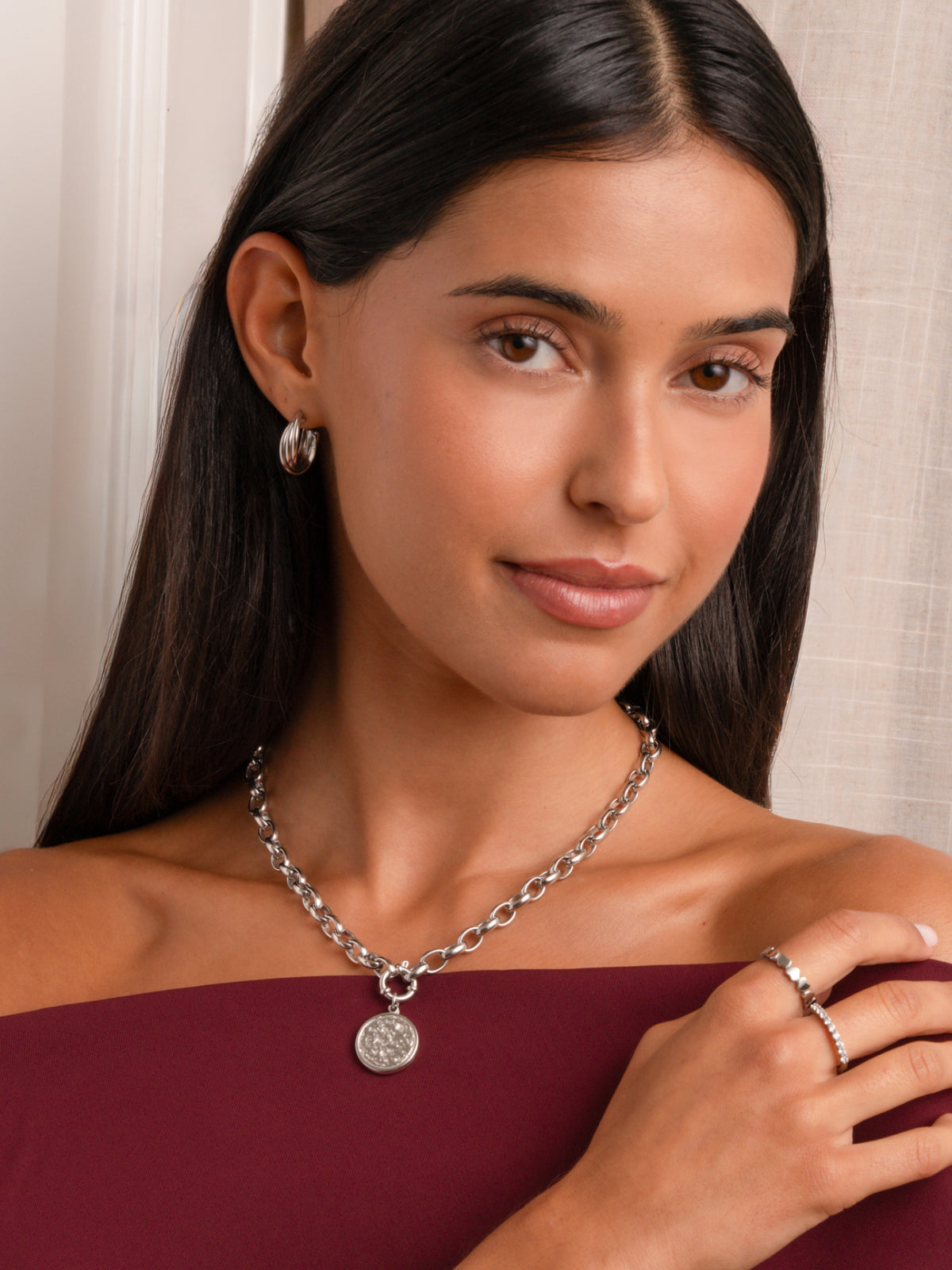 Colar One Neckmess Powerful Silver