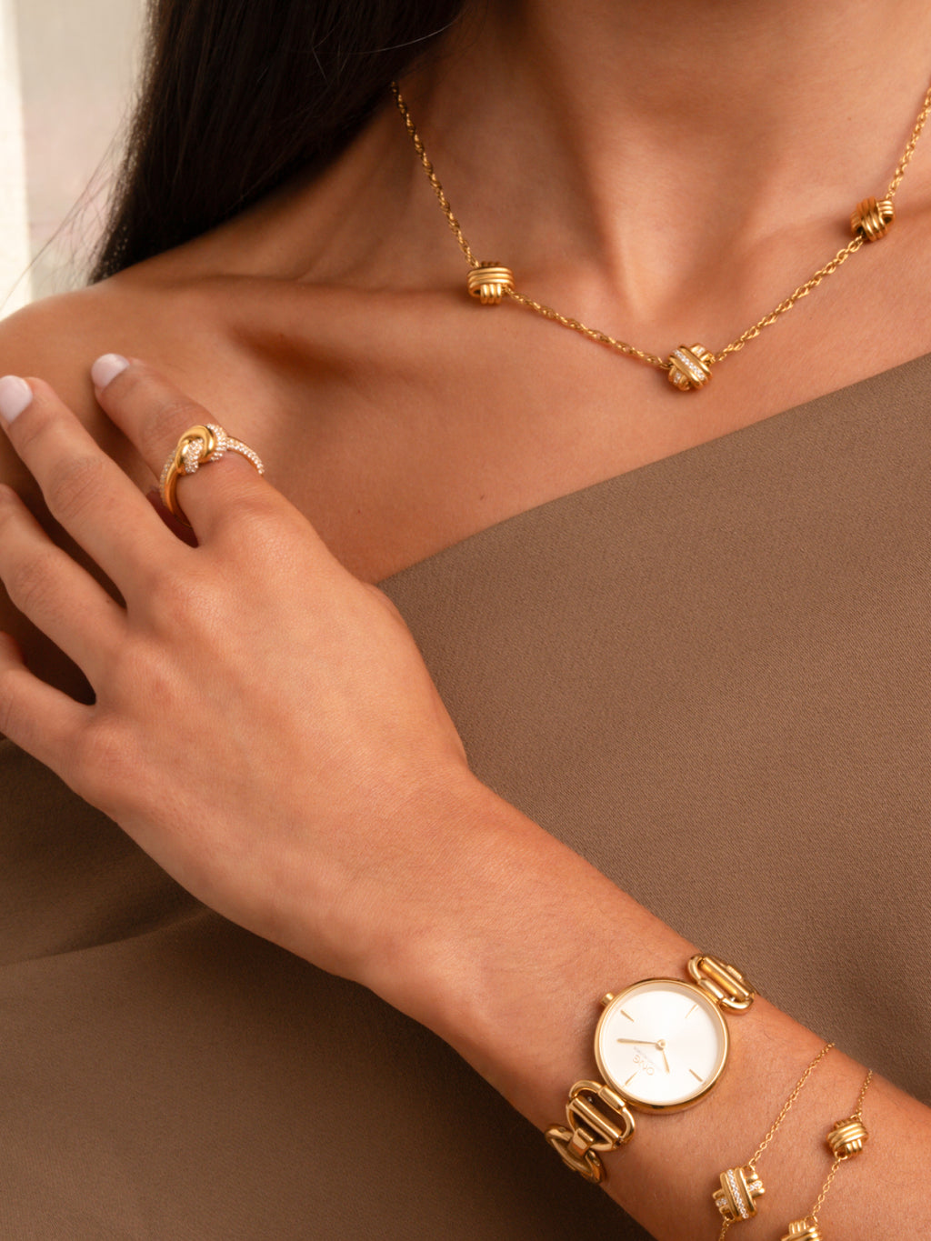 Bague ONE Knot Crystal