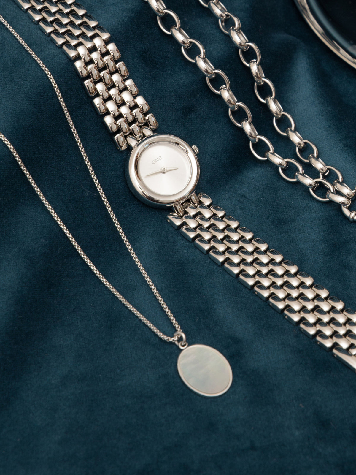 Collar One Neckmess Aura de plata
