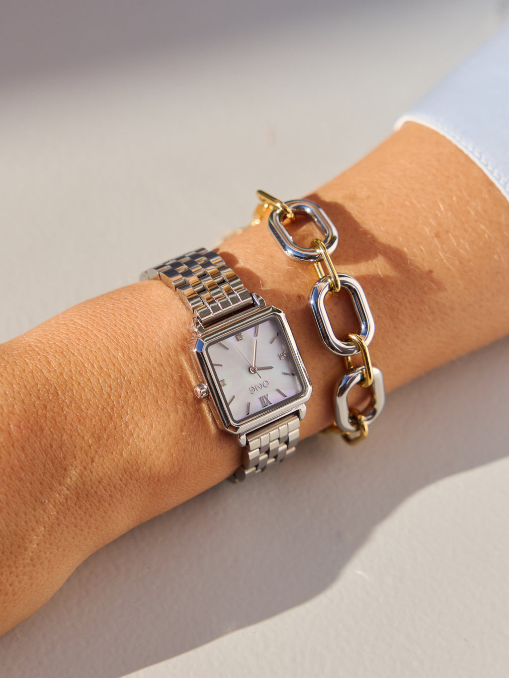 One Mixed Bicolor Bracelet